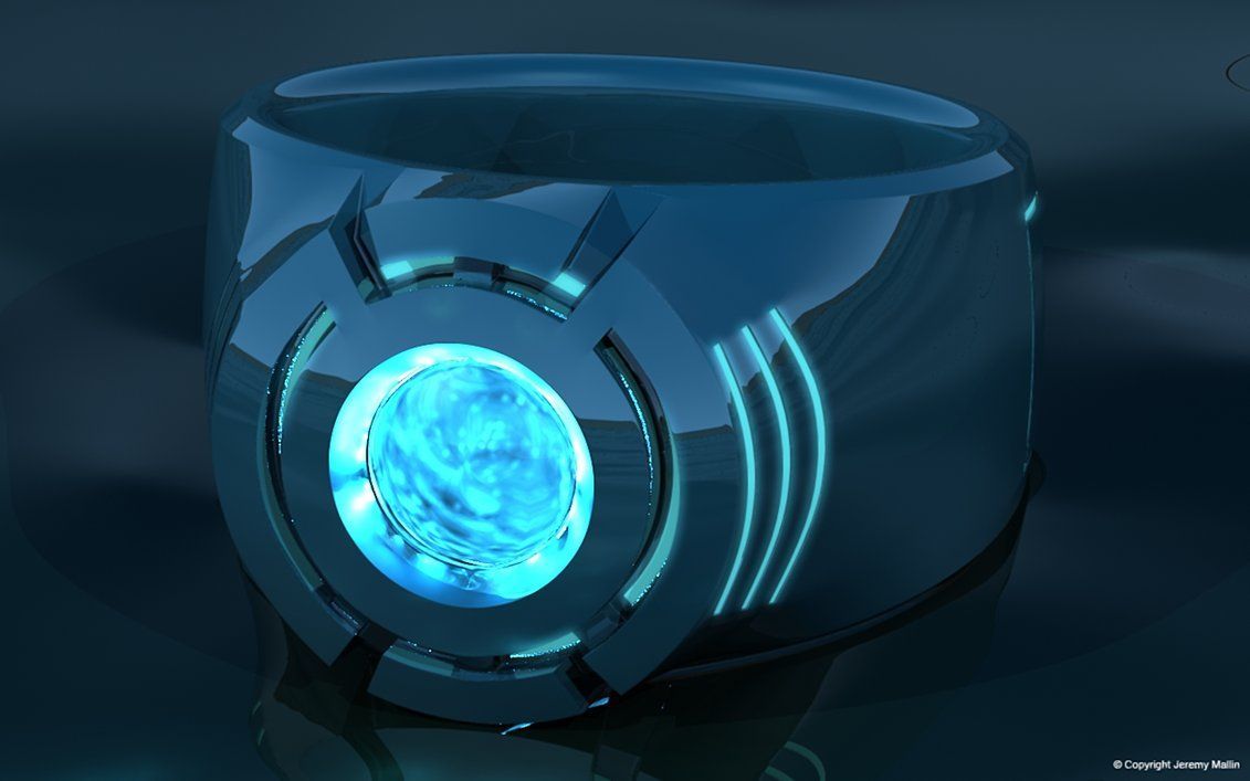 Blue Lantern Power Ring. Blue