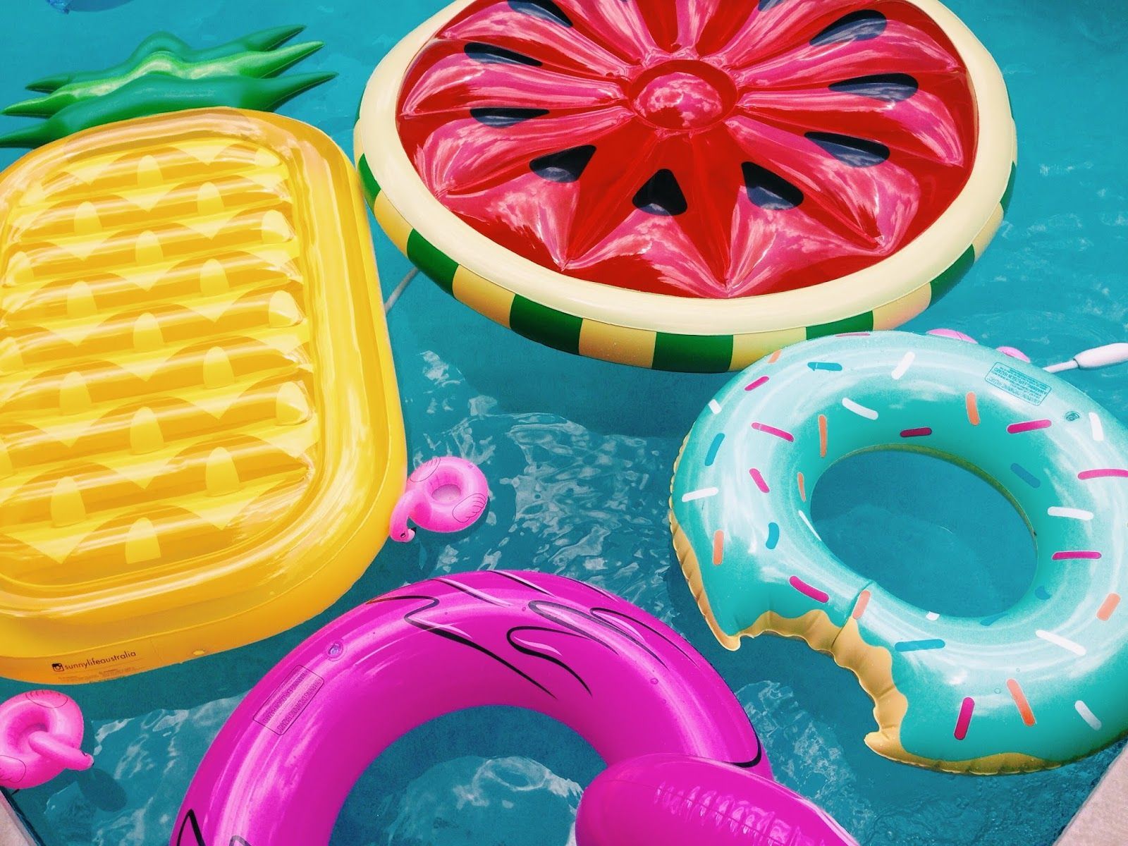 Cute Summer Pool Wallpaper