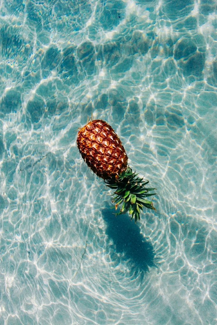 Sometimes you just have to throw a pineapple into a pool and call