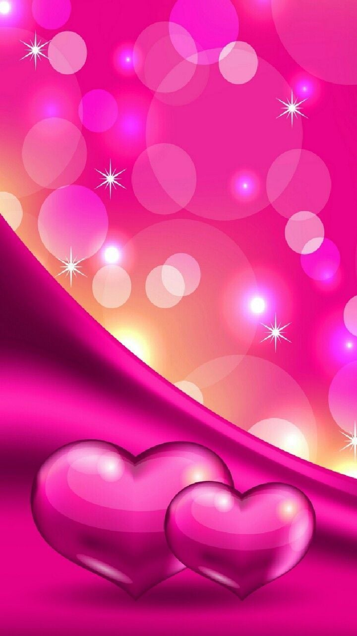 Related image. Heart wallpaper, Pink wallpaper android, Bubbles wallpaper