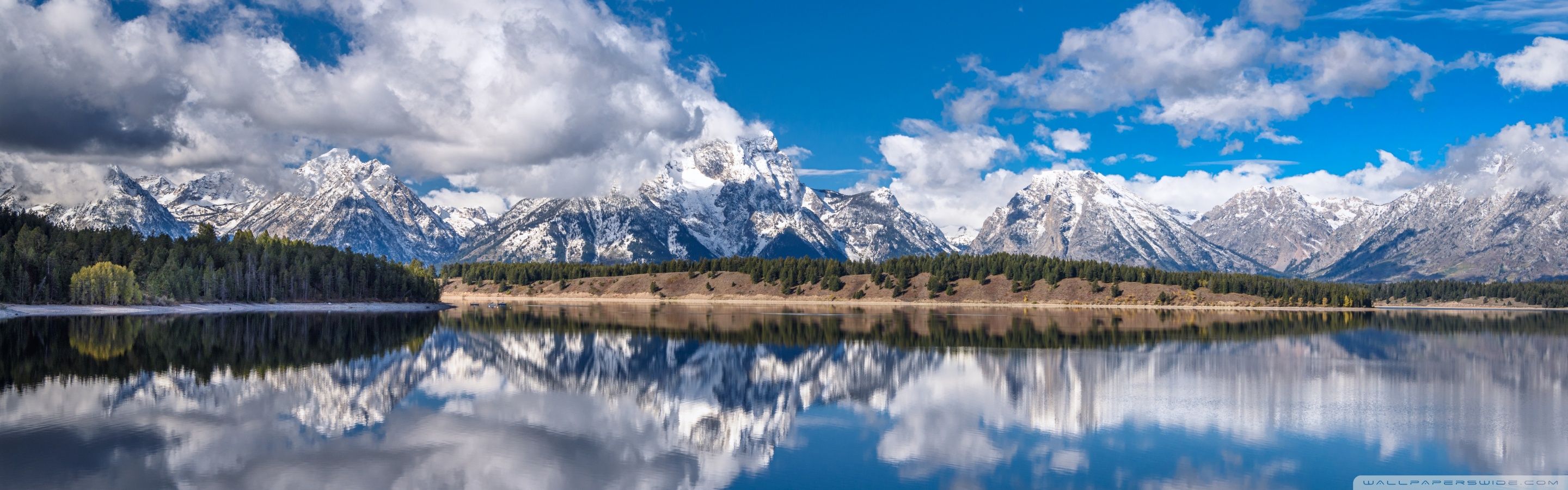 Mountains, Jackson Lake, Grand Teton National Park, Wyoming Ultra