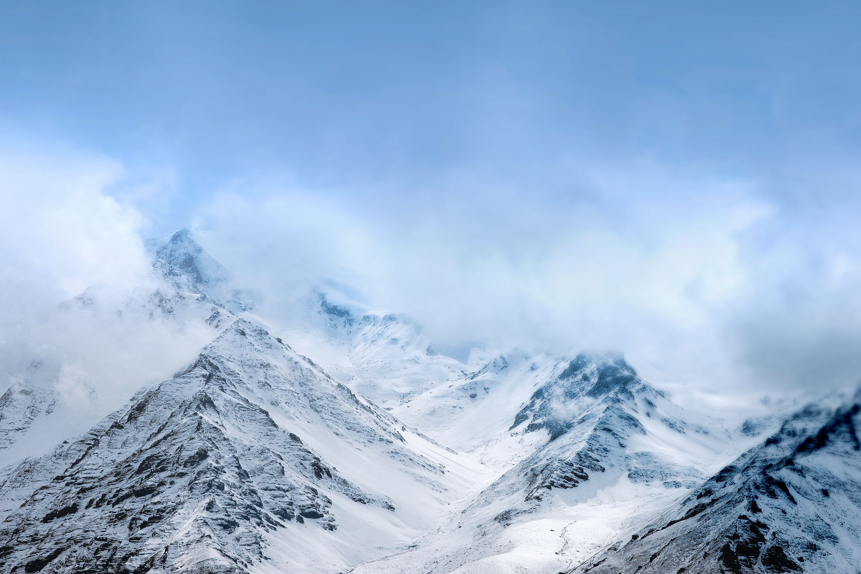Wallpaper Snow mountains, HD, Nature,. Wallpaper for iPhone
