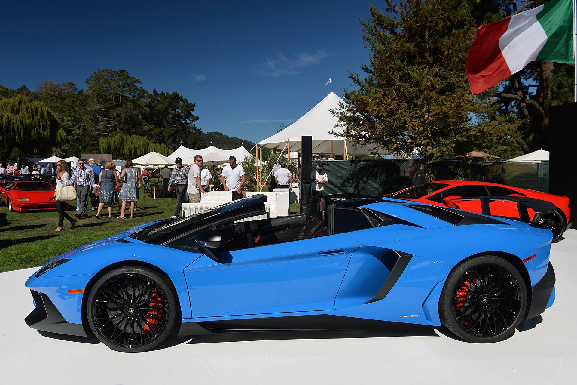 Monterey 2015: Lamborghini Aventador SV Roadster