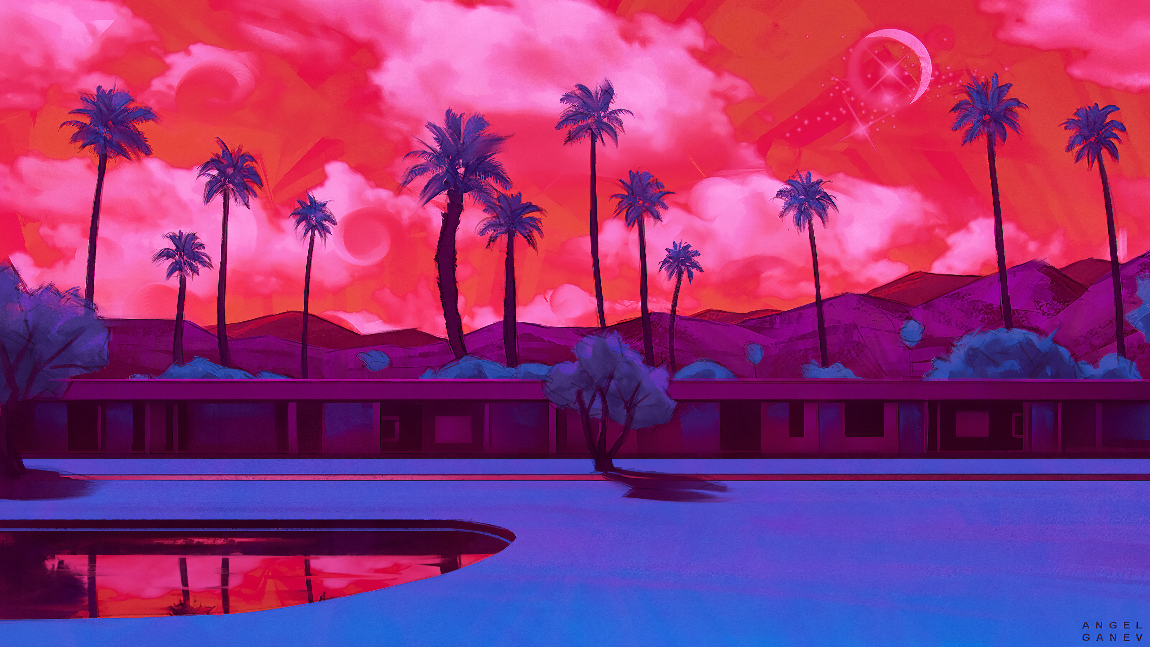 Motel California by Angel Ganev [3840x2160]