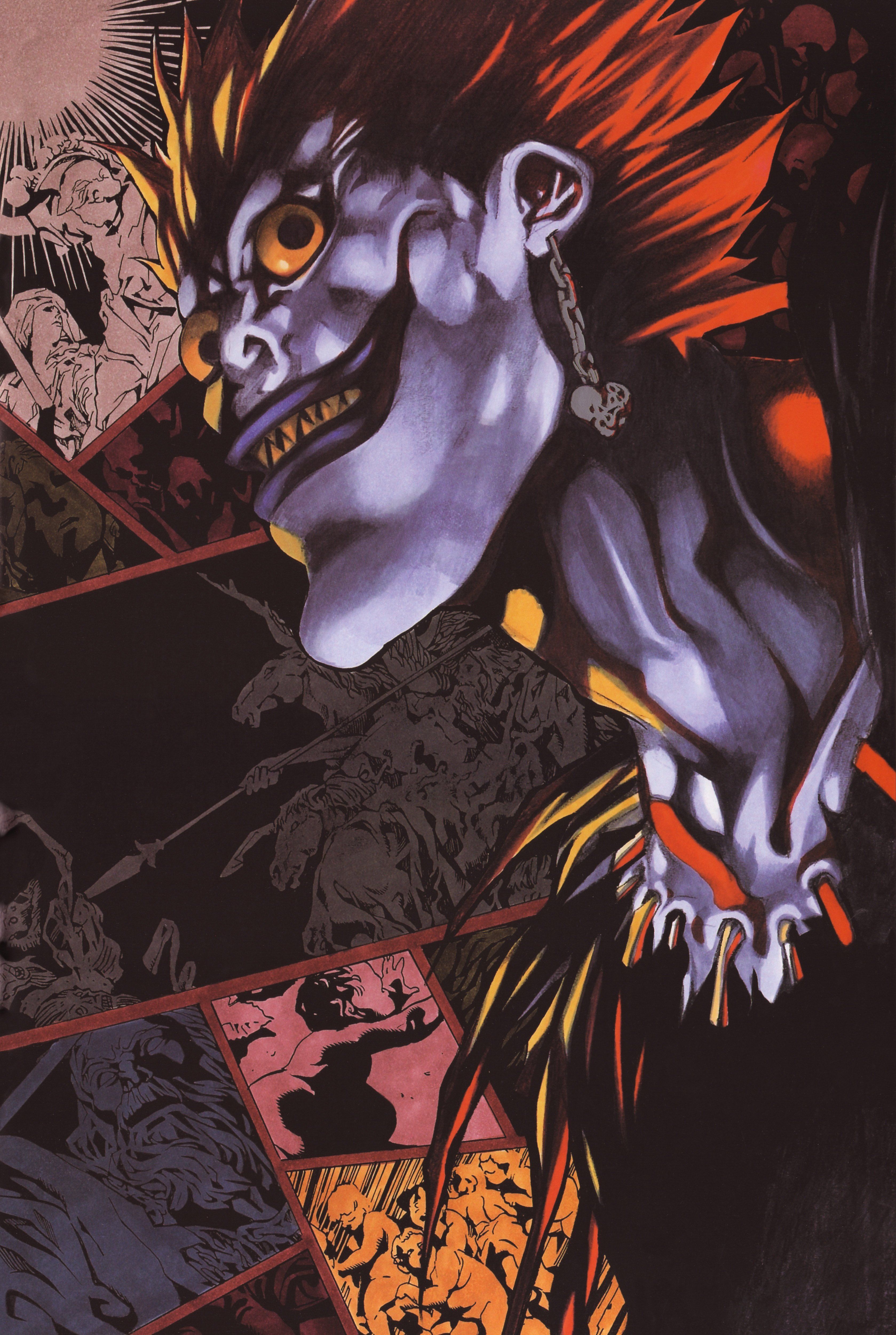 Death Note Series Artbook Ryuk Character wallpaperx5000