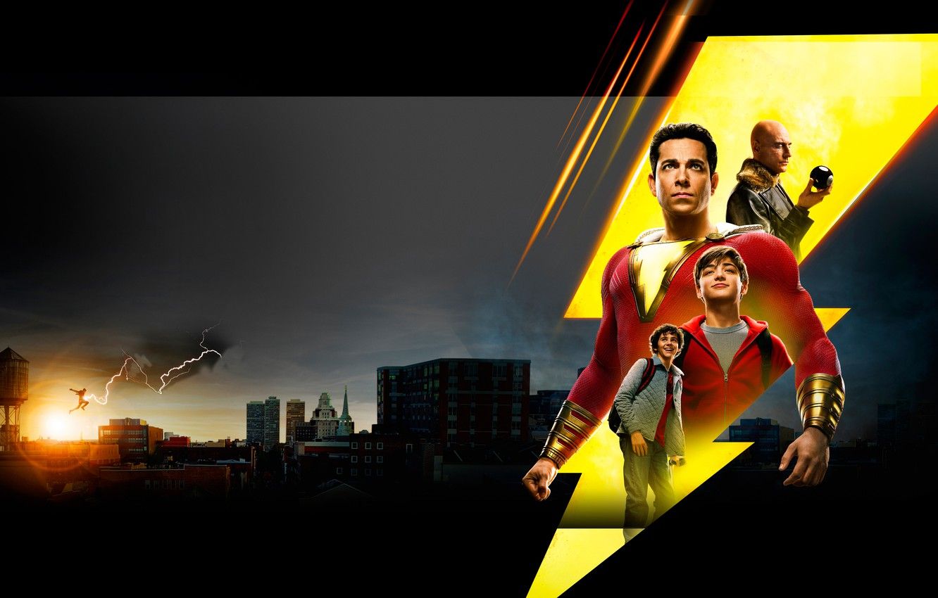 Wallpaper background, fiction, night city, poster, comic, DC