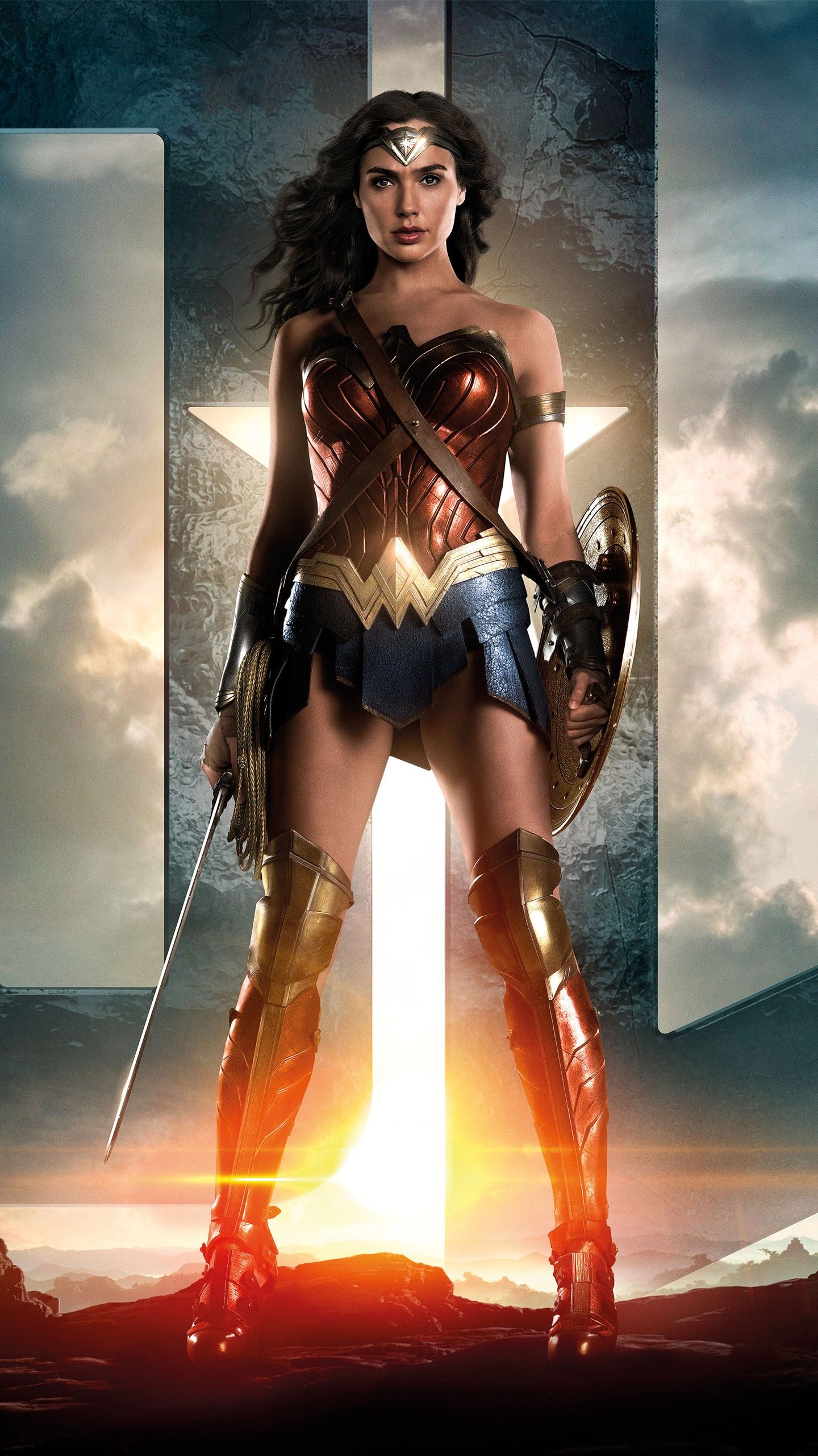 Wonder Woman in Justice League Wallpaper