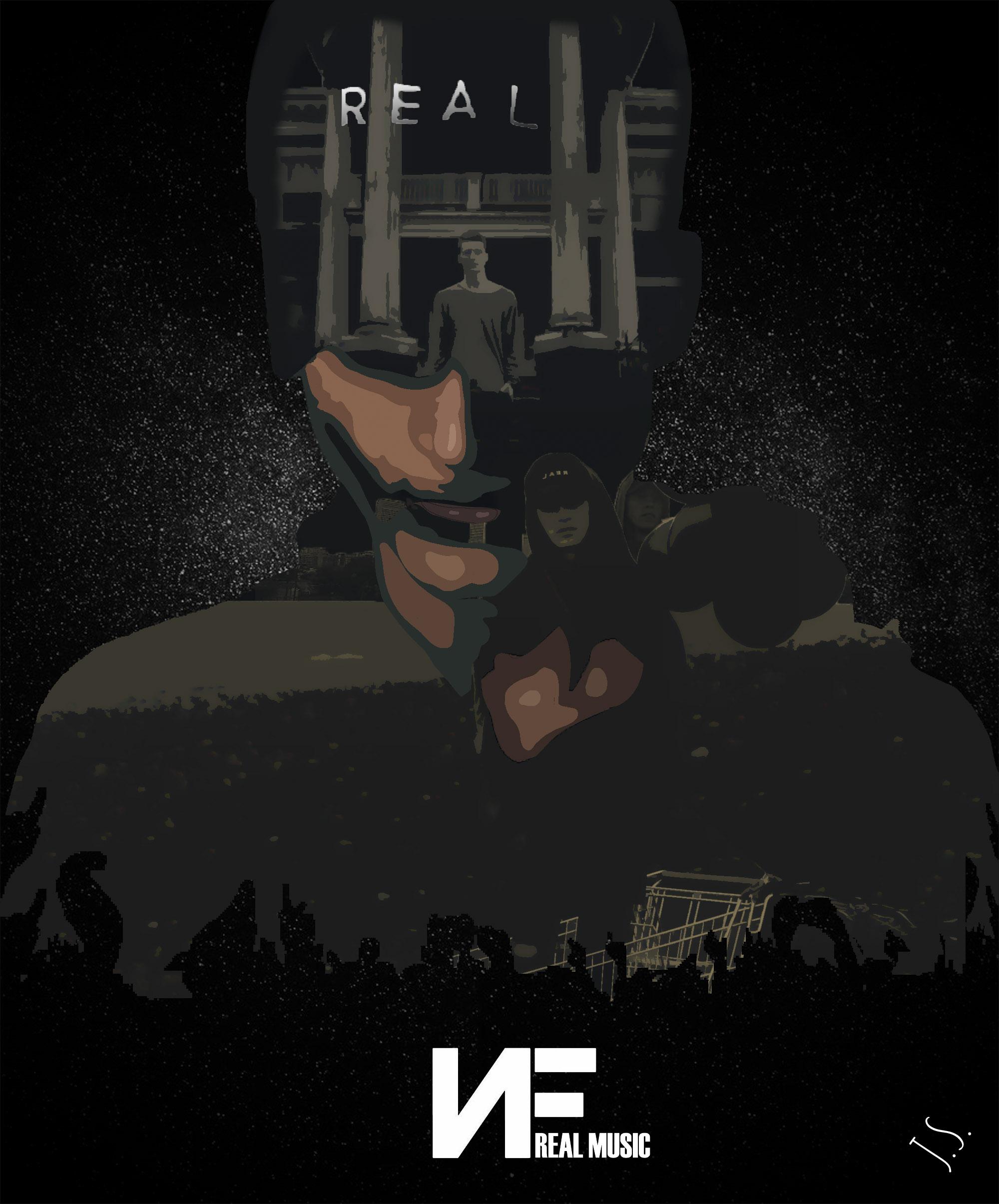 So I made an NF phone background combined with The Search, Mansion