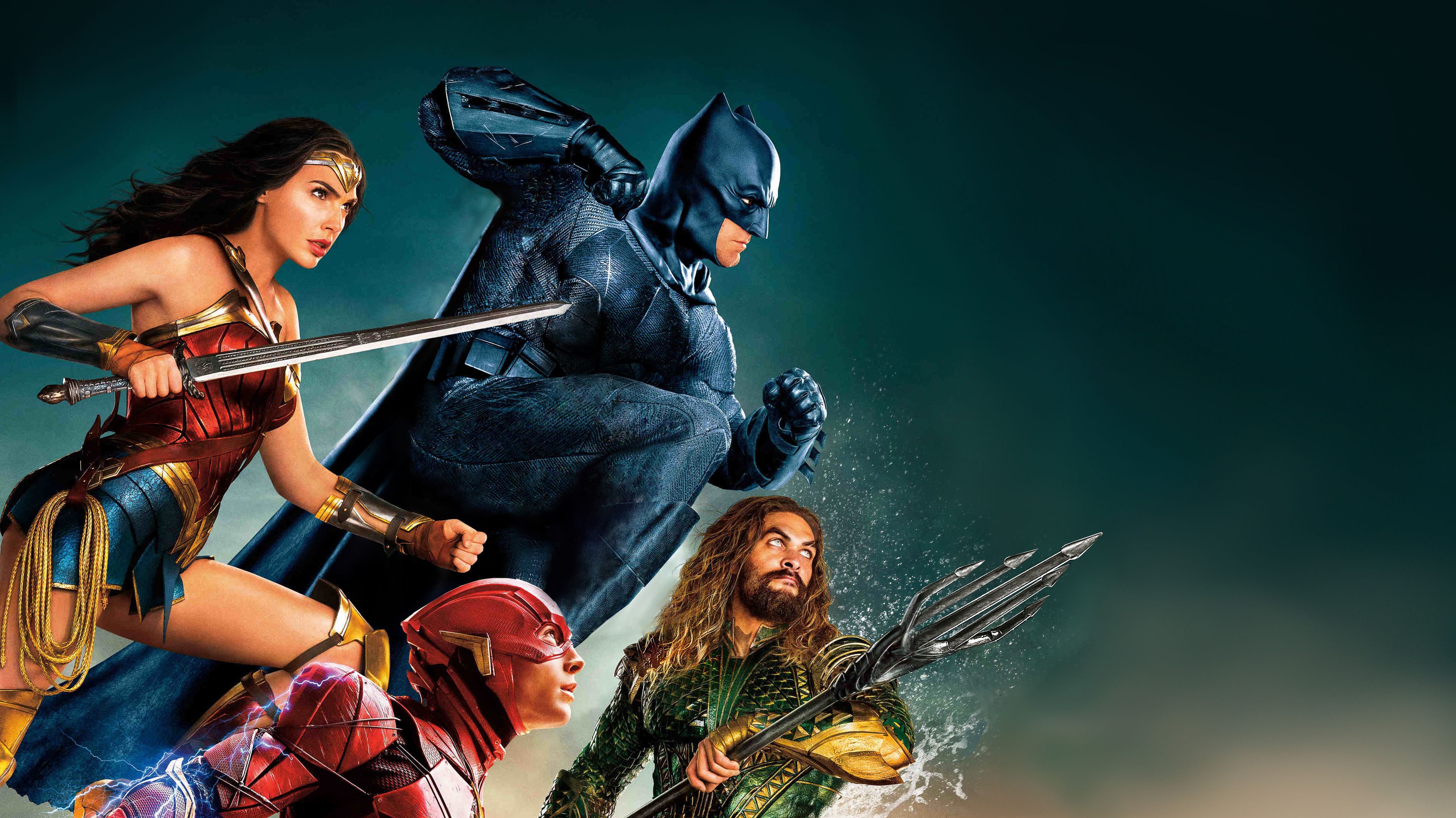 Justice League Wonder Woman Batman Aquaman Flash 4k, HD Movies, 4k