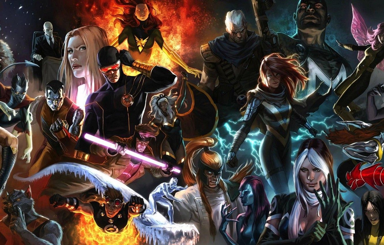 Wallpaper Mystic, X Men, Wolverine, Storm, Marvel, Polaris, Marvel