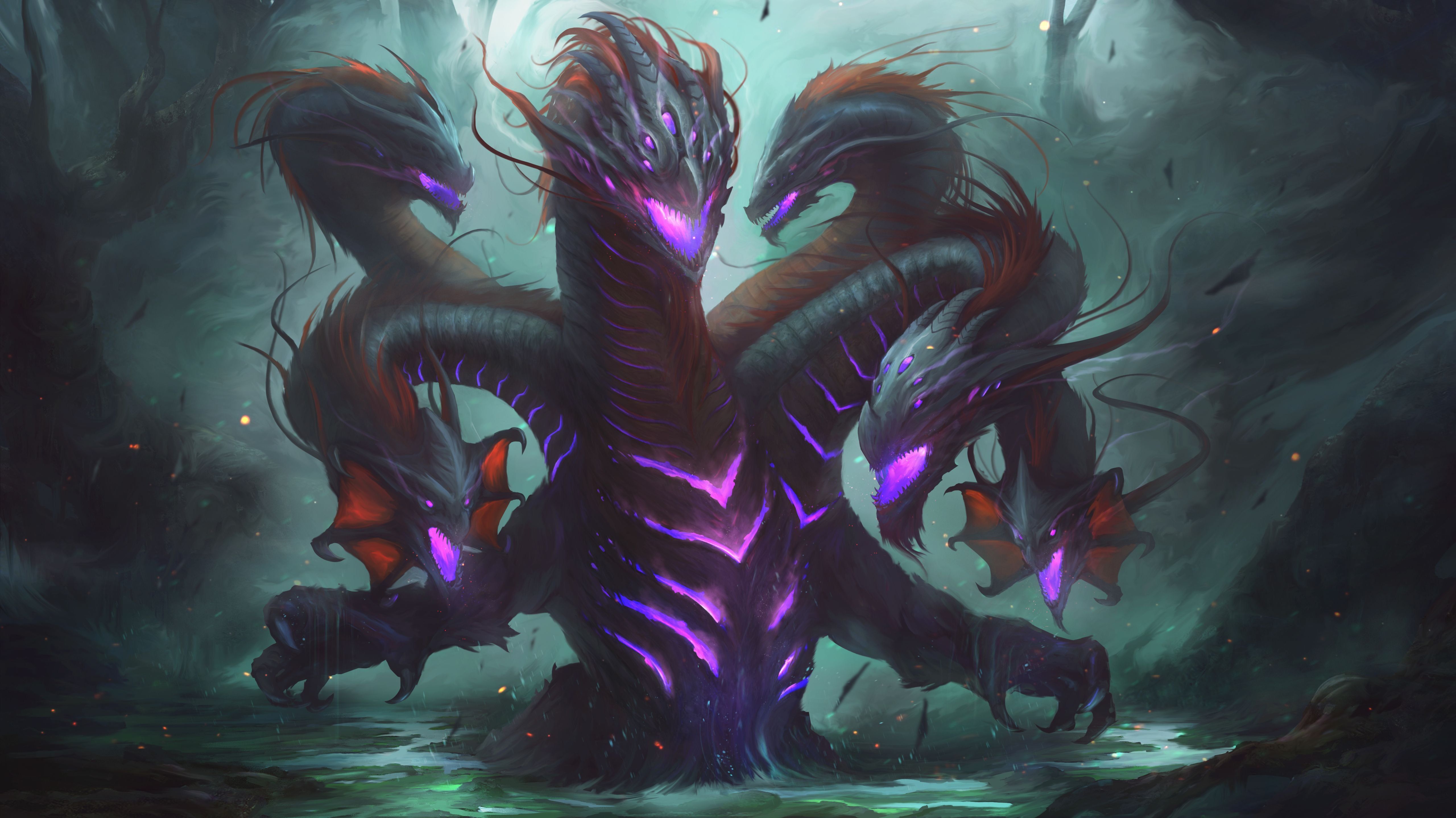 1080p Hydra Dragon Wallpaper