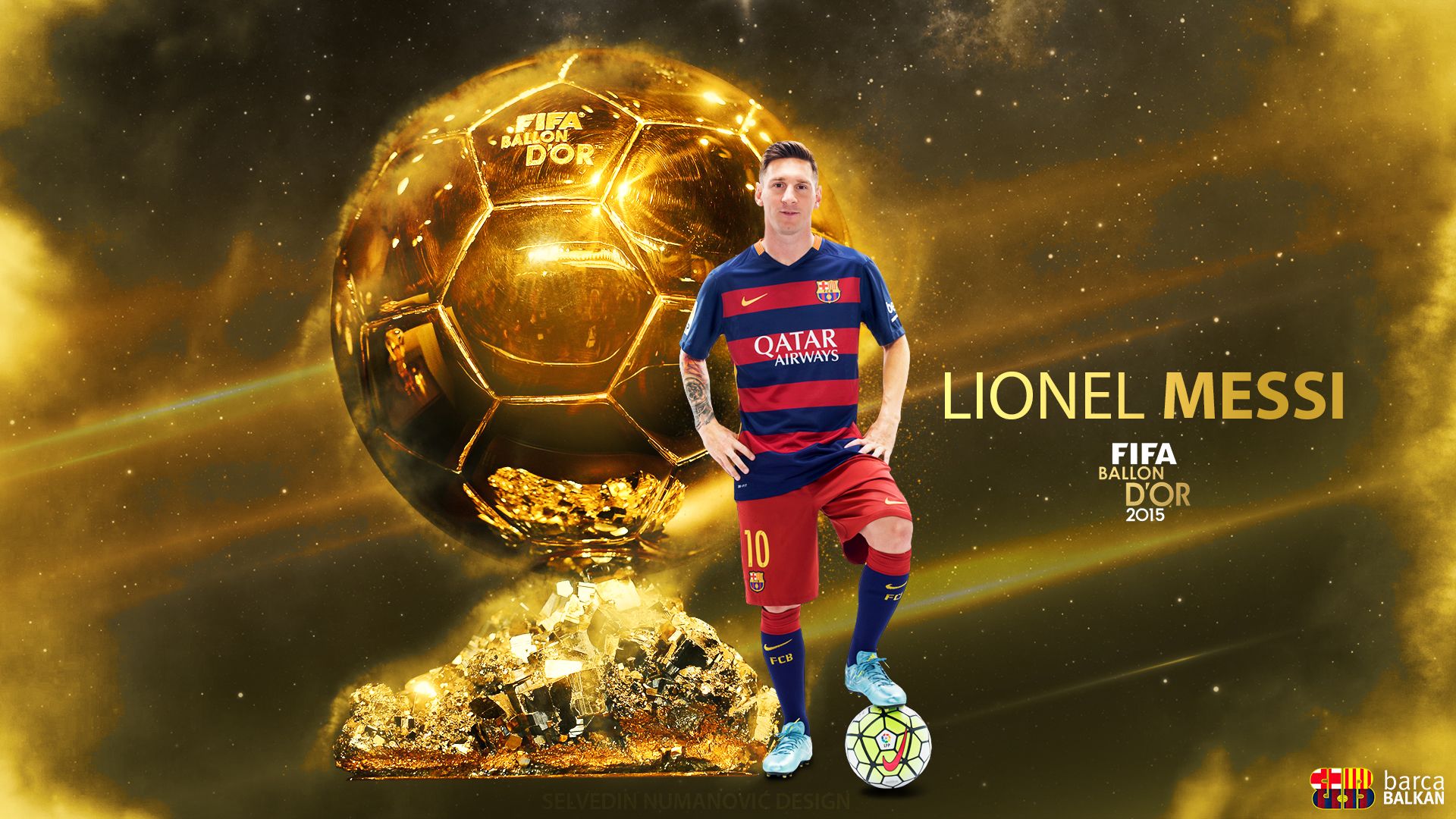Messi Wallpaper Ballon D'or Live Wallpaper HD