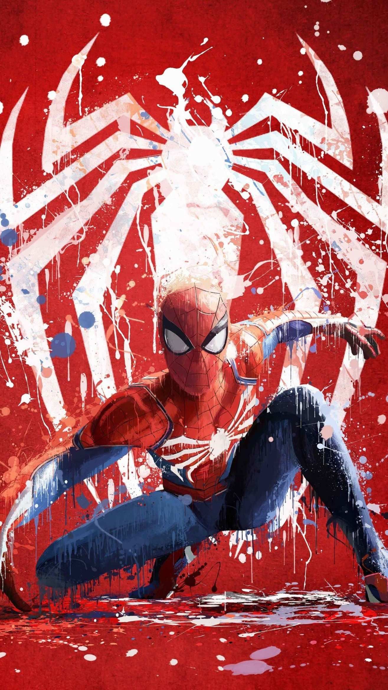 Spider Man Movie Poster Art iPhone