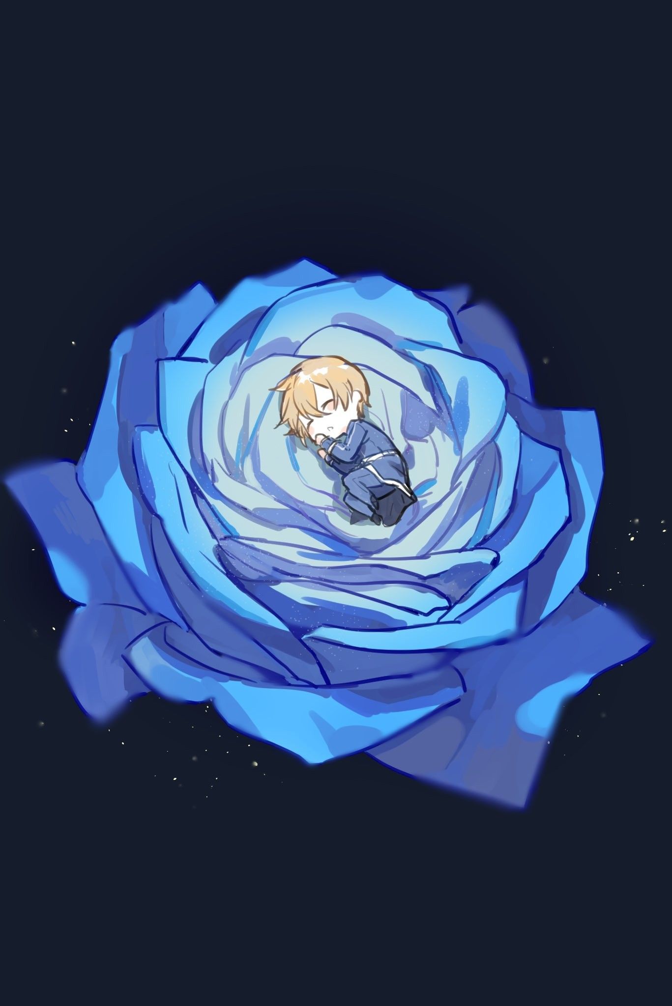 Blue rose. Sword art, Art, Anime art