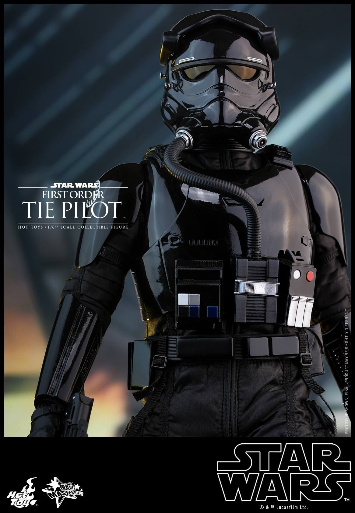 First Order Tie Pilot Hot Toy from Star Wars: The Force Awakens. Star wars legacy, Star wars trooper, Star wars