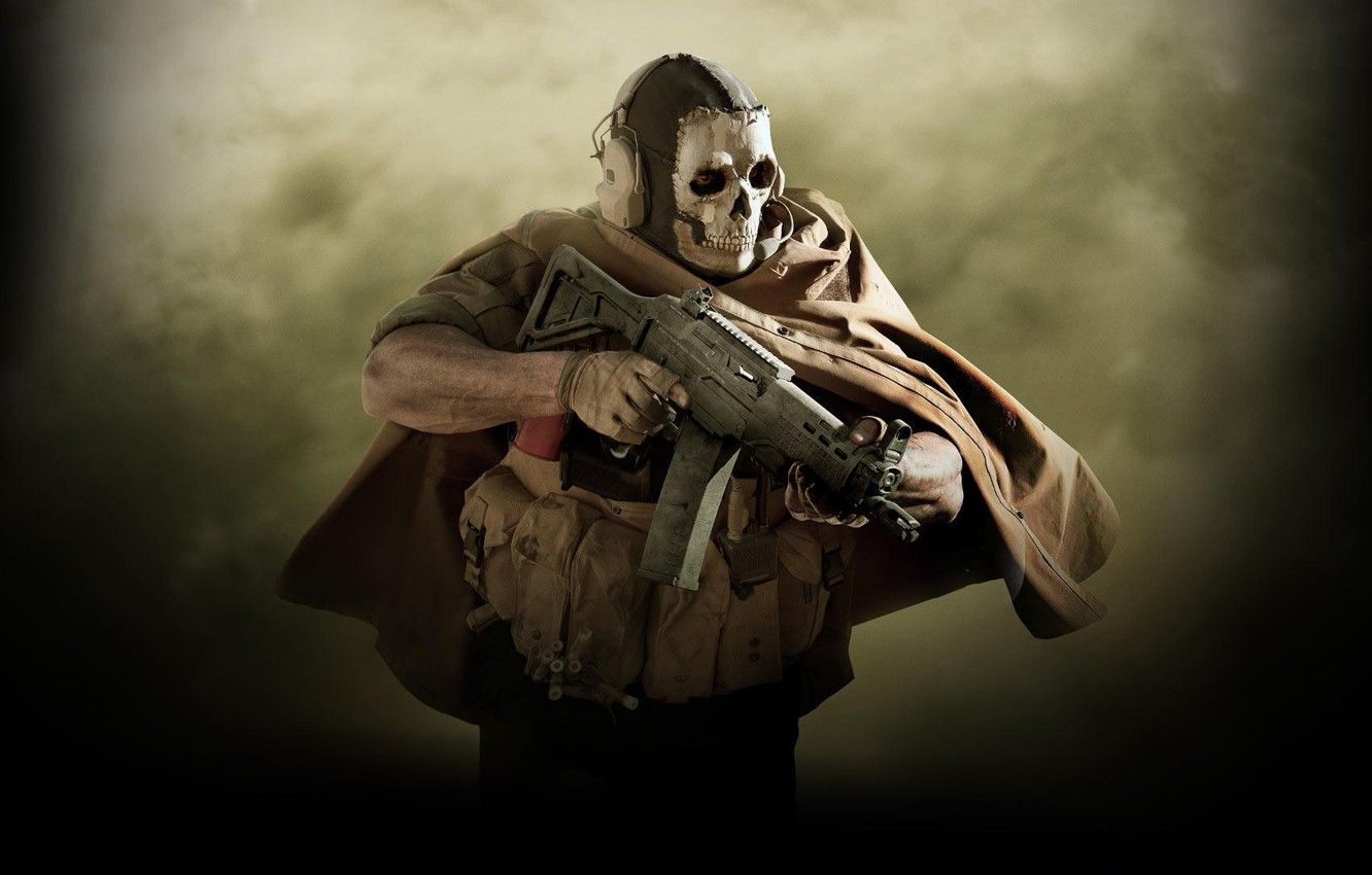 Wallpaper weapons, mask, soldiers, Call of Duty, Call of Duty