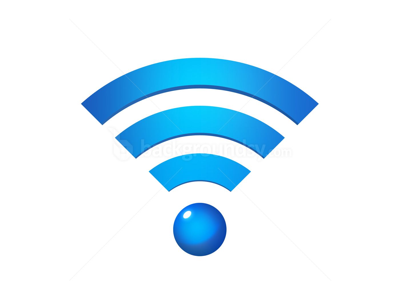 Wireless Network Background. Cartoon
