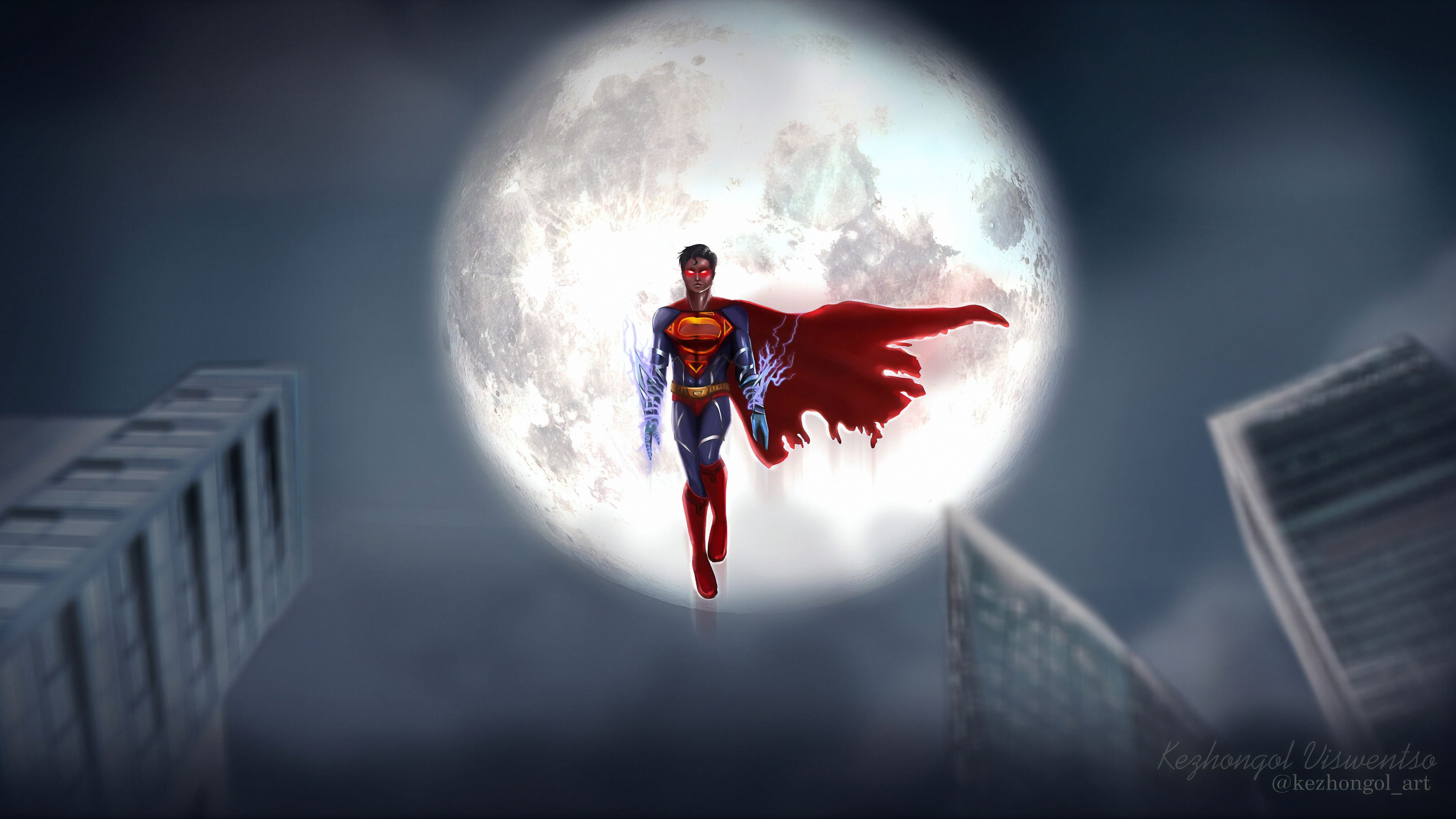 Superman Flying 4k, HD Superheroes, 4k Wallpaper, Image