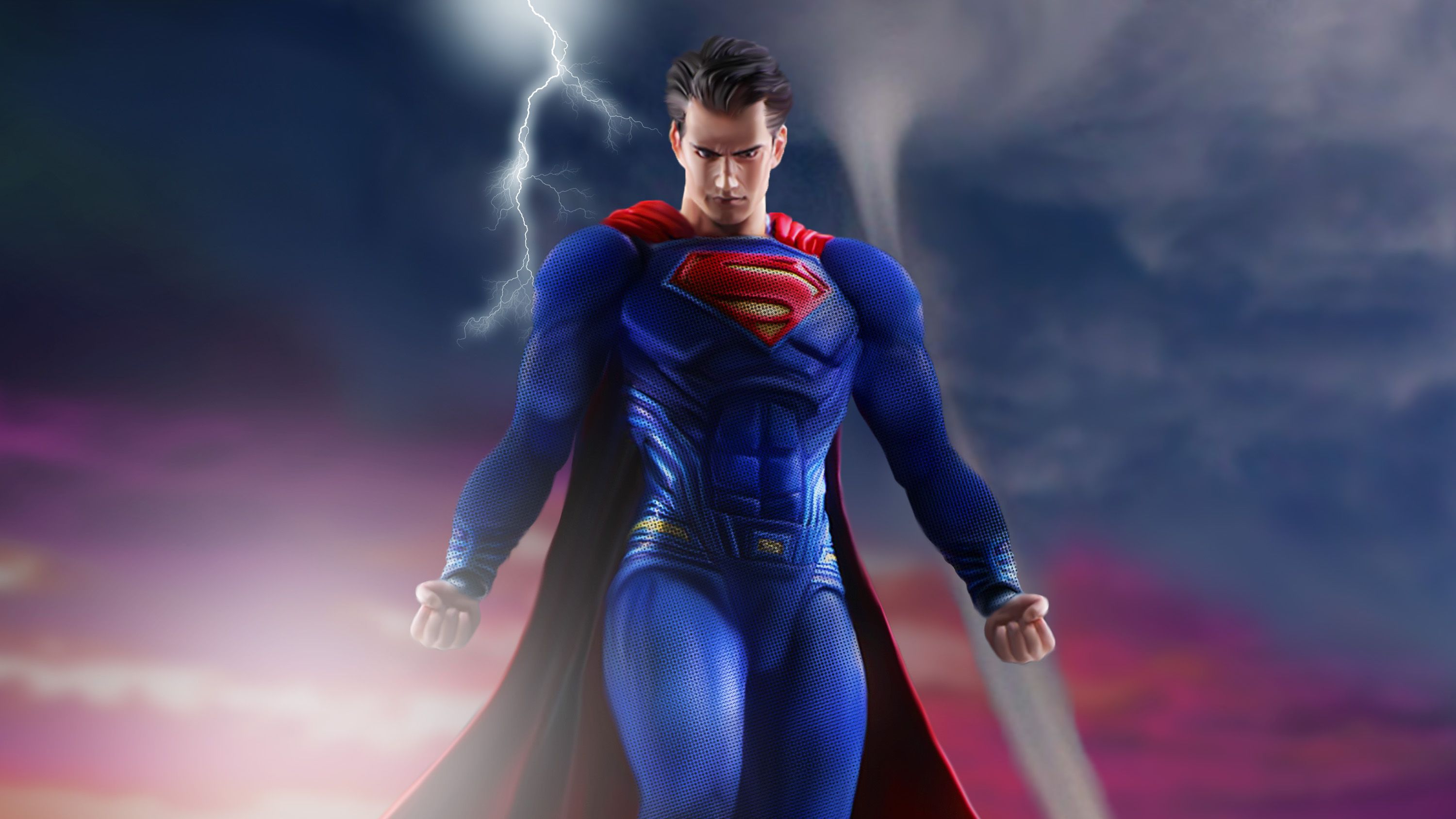 Superman Flying, HD Superheroes, 4k Wallpaper, Image