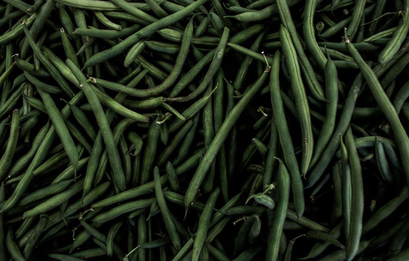 Wallpaper green, wallpaper, beans, vegetables, vegetable, pods, green beans, foods image for desktop, section еда