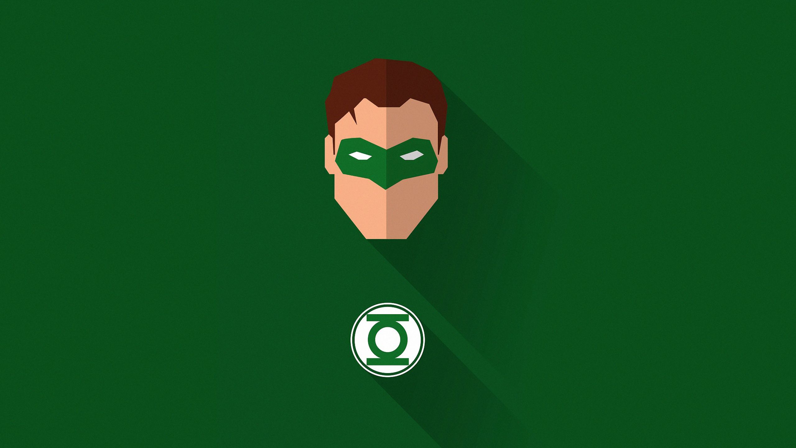 Green Lantern Minimal 1440P Resolution Wallpaper, HD