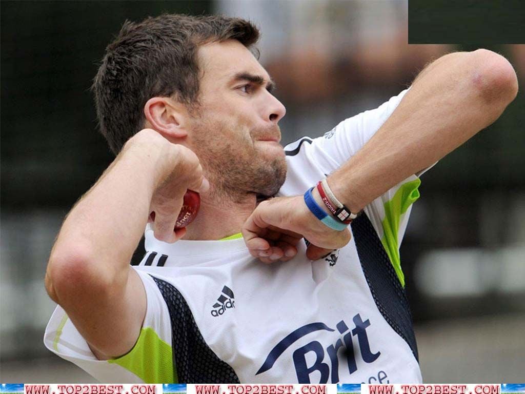 James Anderson Bowling Action Picture