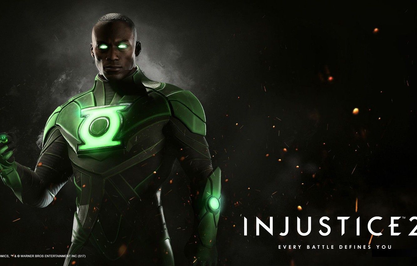 Wallpaper Green Lantern, NetherRealm Studios, Injustice 2, John