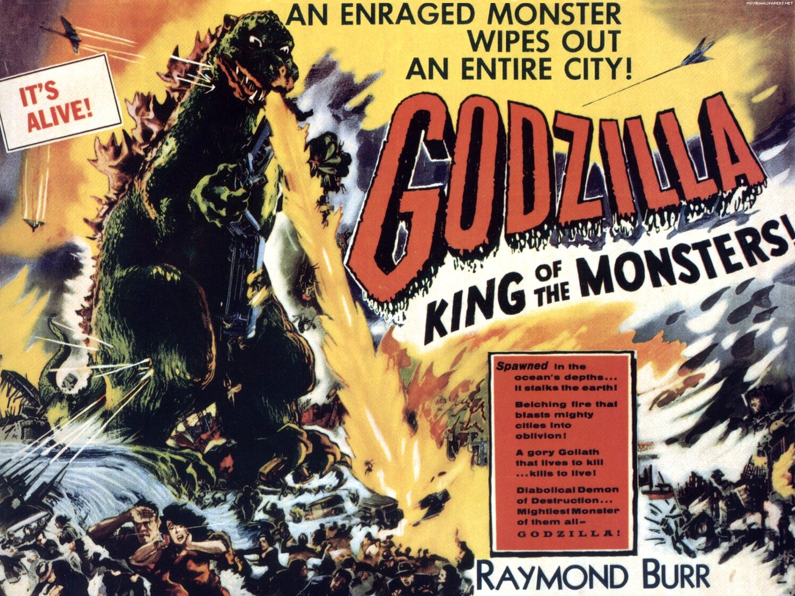 Free download Godzilla Classic Science Fiction Films Wallpaper