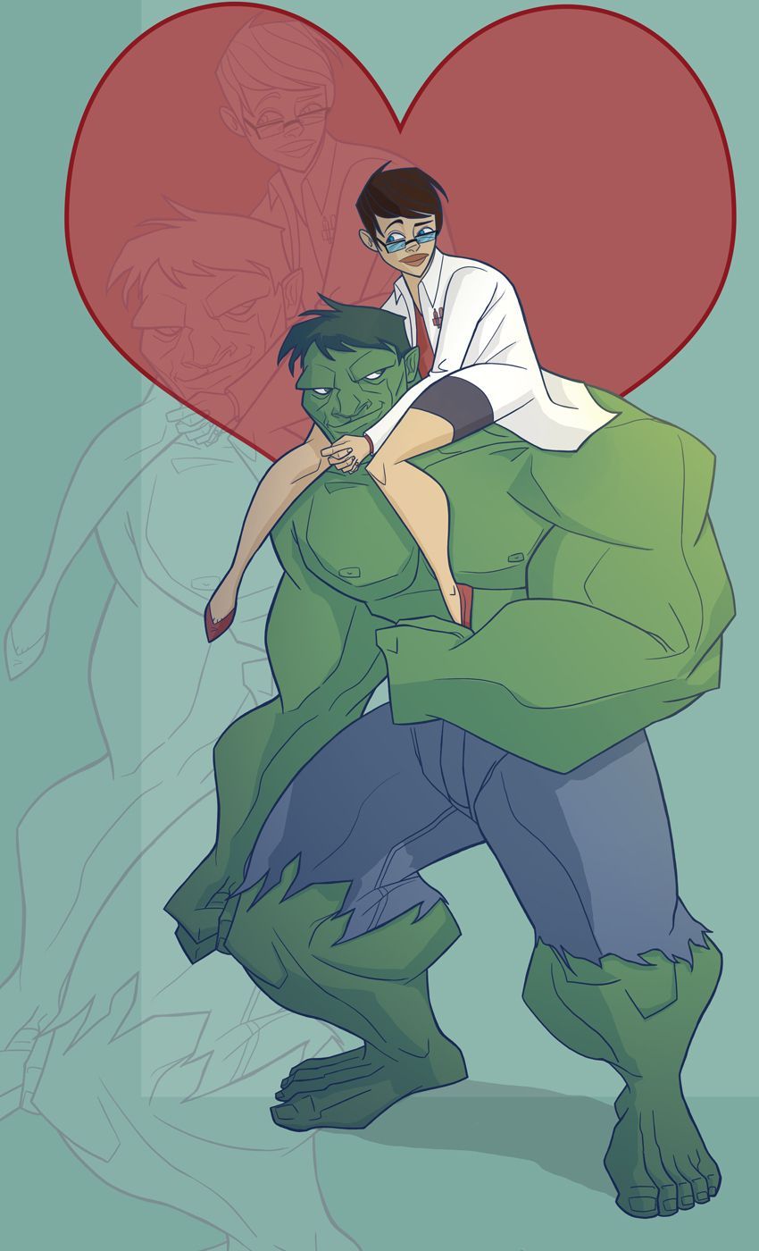 hulk and betty ross kiss
