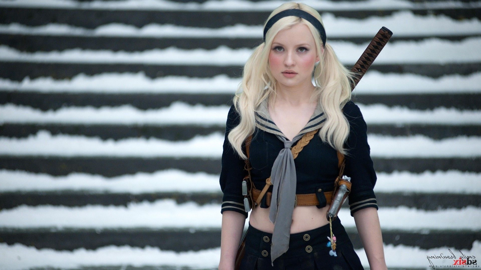 Sucker Punch, Emily Browning, Women Wallpaper HD / Desktop