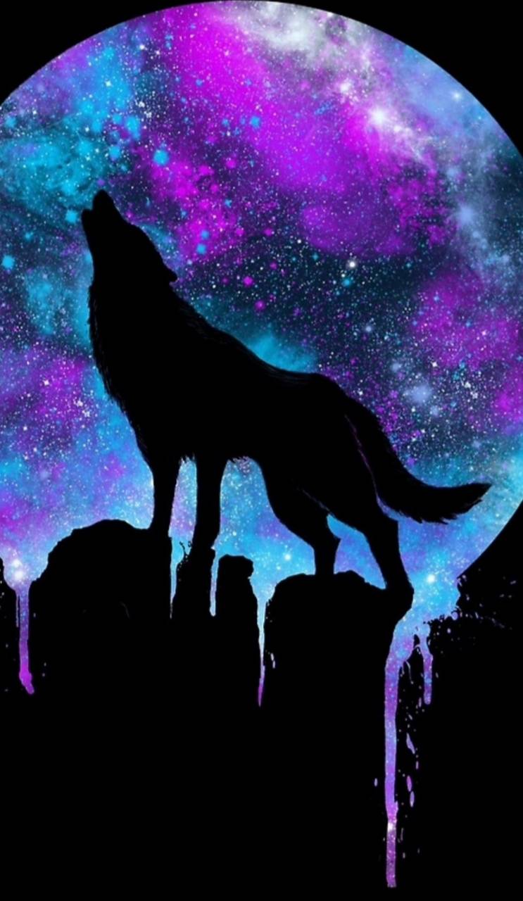 Share more than 55 mystical galaxy wolf wallpaper best - in.cdgdbentre