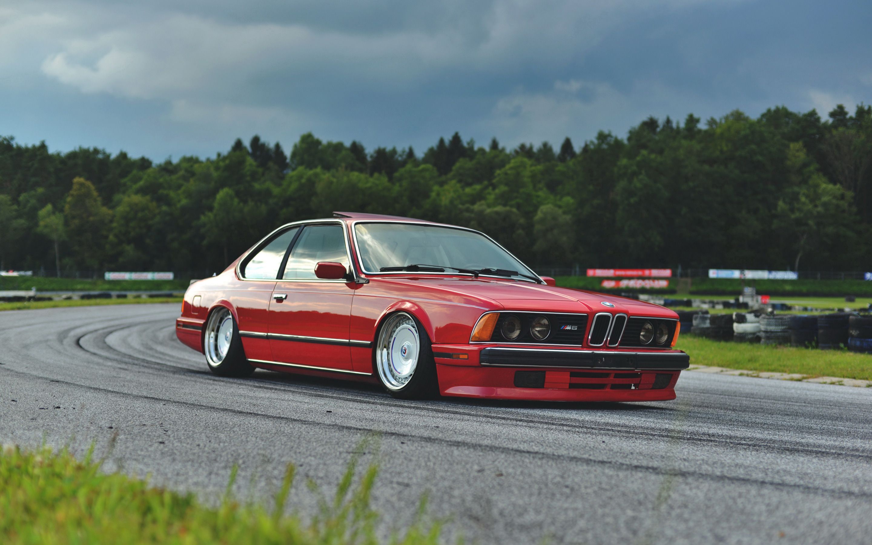 Download wallpaper BMW 635 CSi, BMW E red coupe, tuning E24