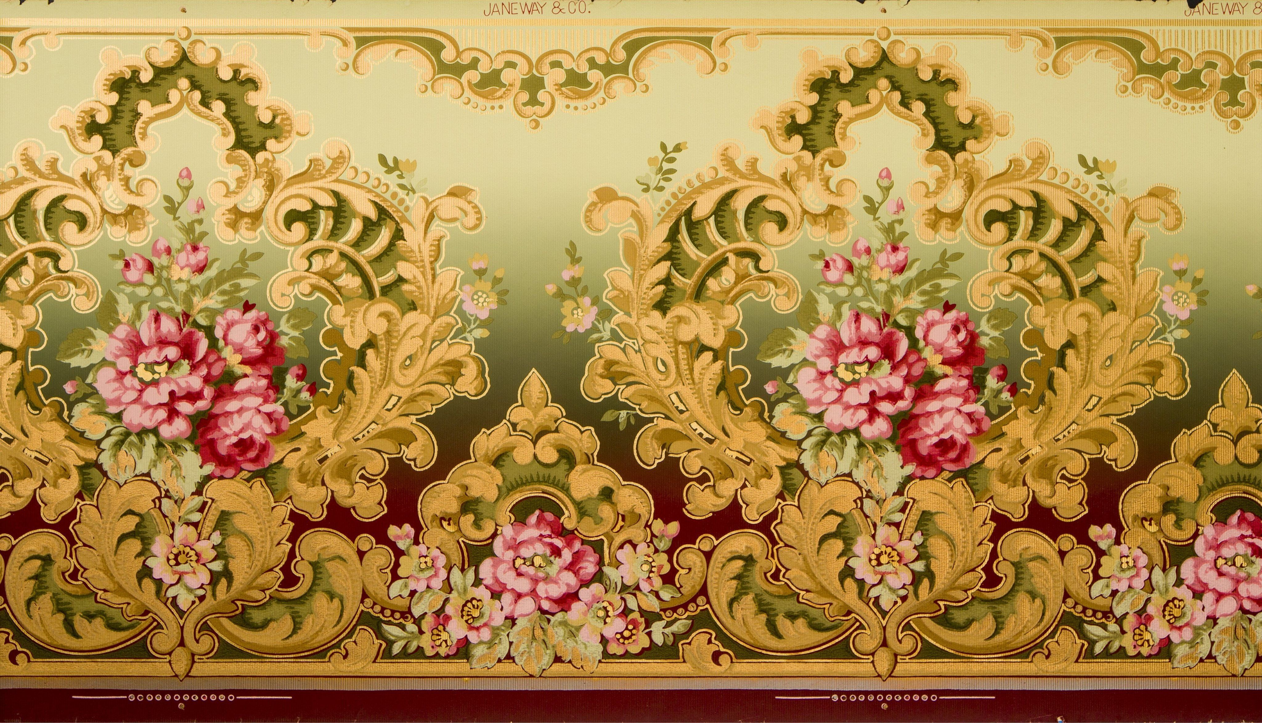 Rococo Frieze Wallpaper Remnant & Company
