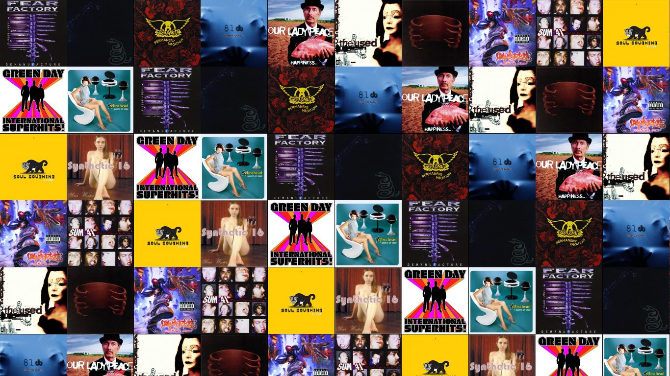 Fear Factory Demanufacture Metallica Black Album Aerosmith