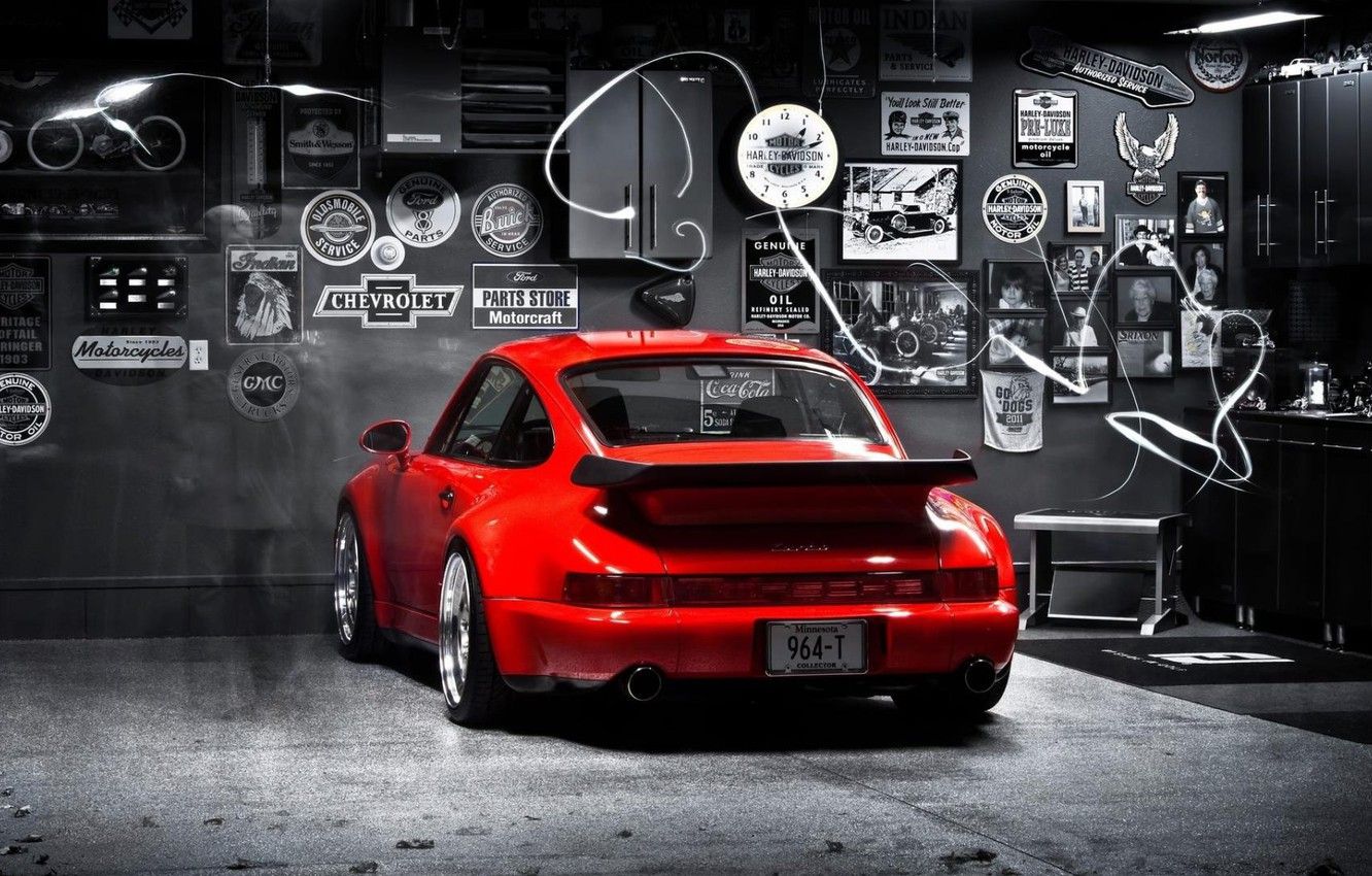 Free download Wallpaper 911 turbo red porsche