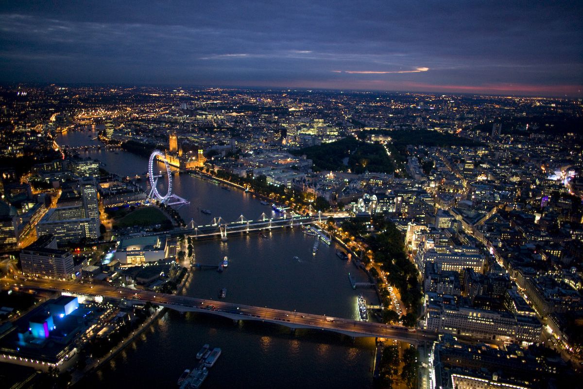 Night View High Quality Free Alluring HD London River Wallpaper
