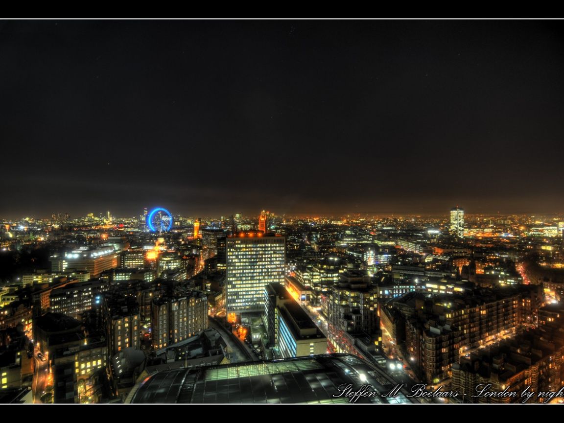 London By Night Wallpaperx864