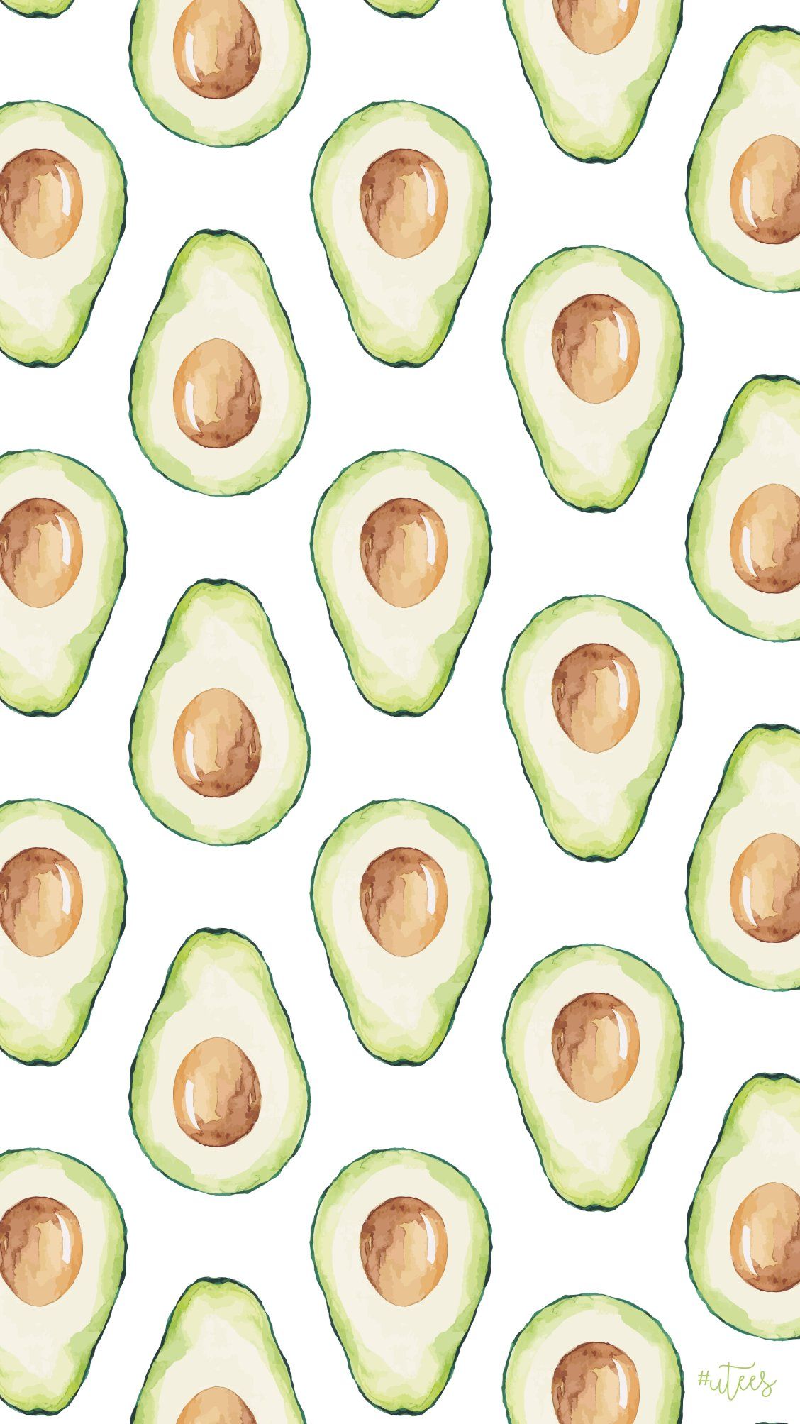 Cute Avocado Wallpaper