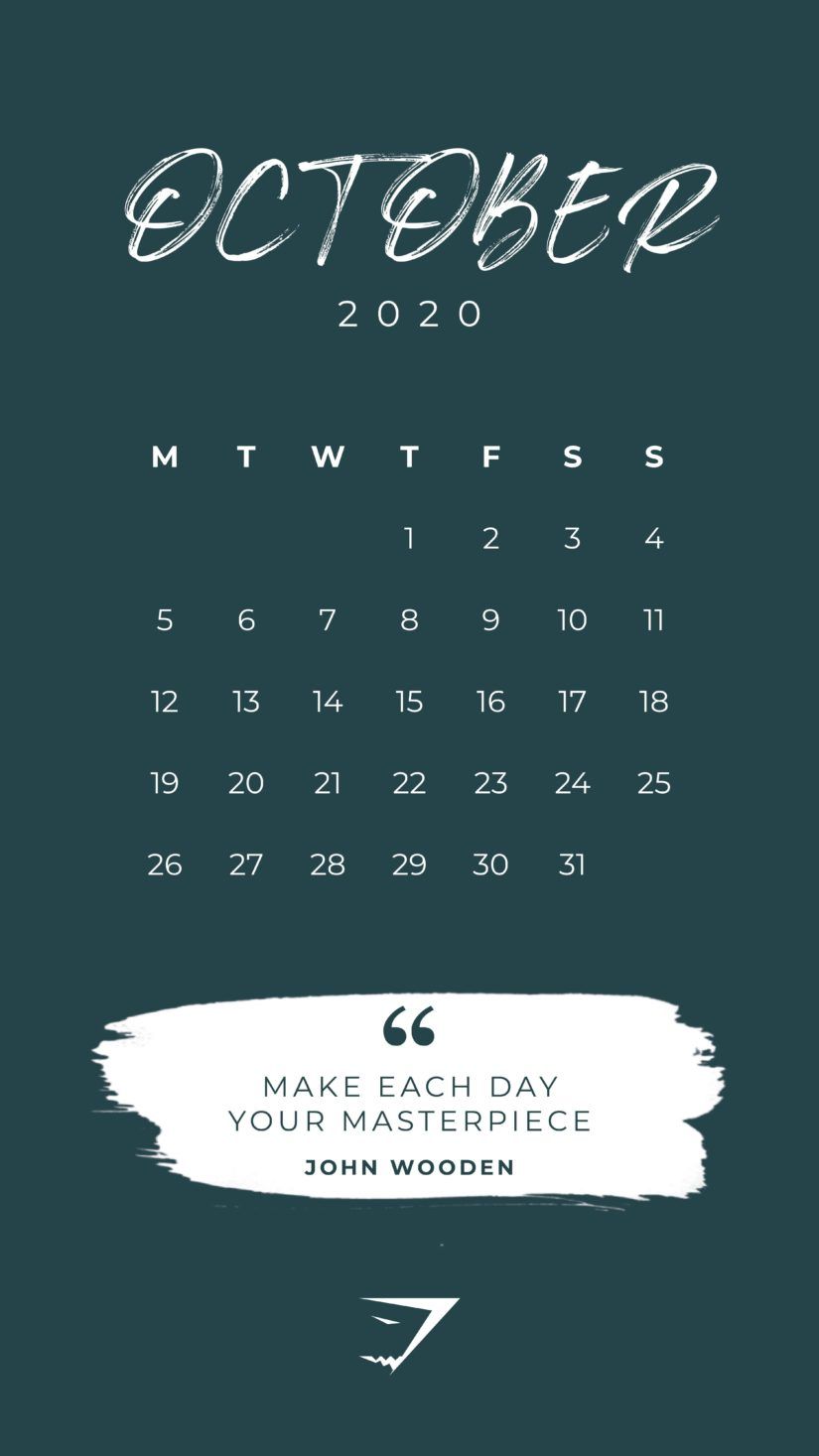 50 Free Printable October 2020 Calendars with Holidays trong 2020