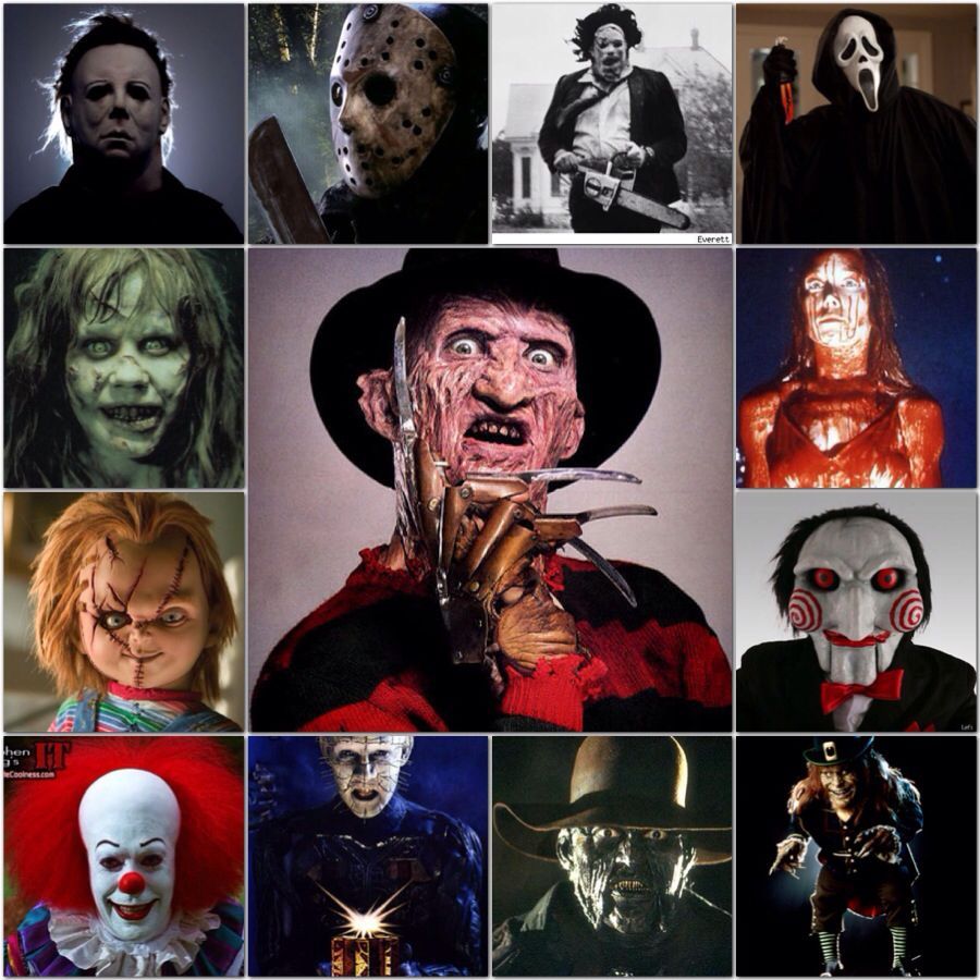 Horror Movie Villains. Horror, Classic horror, Horror icons