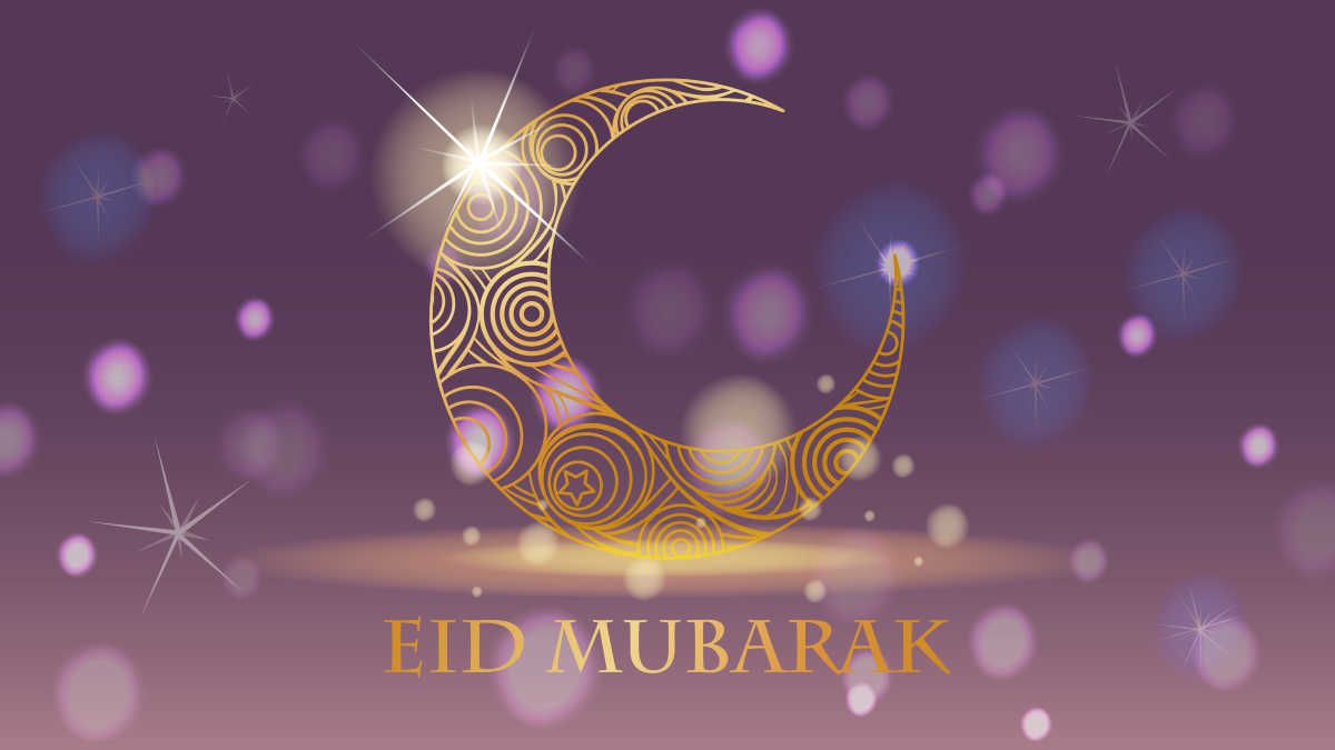 Happy Eid Mubarak 2021 Image. Eid Ul Fitr Photo, Wallpaper & GIF