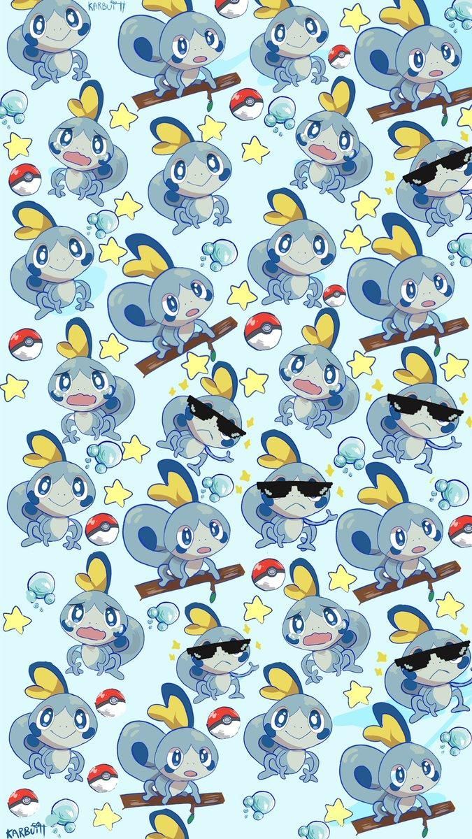 Sobble wallpaper. Pokémon Sword and Shield. Cute pokemon