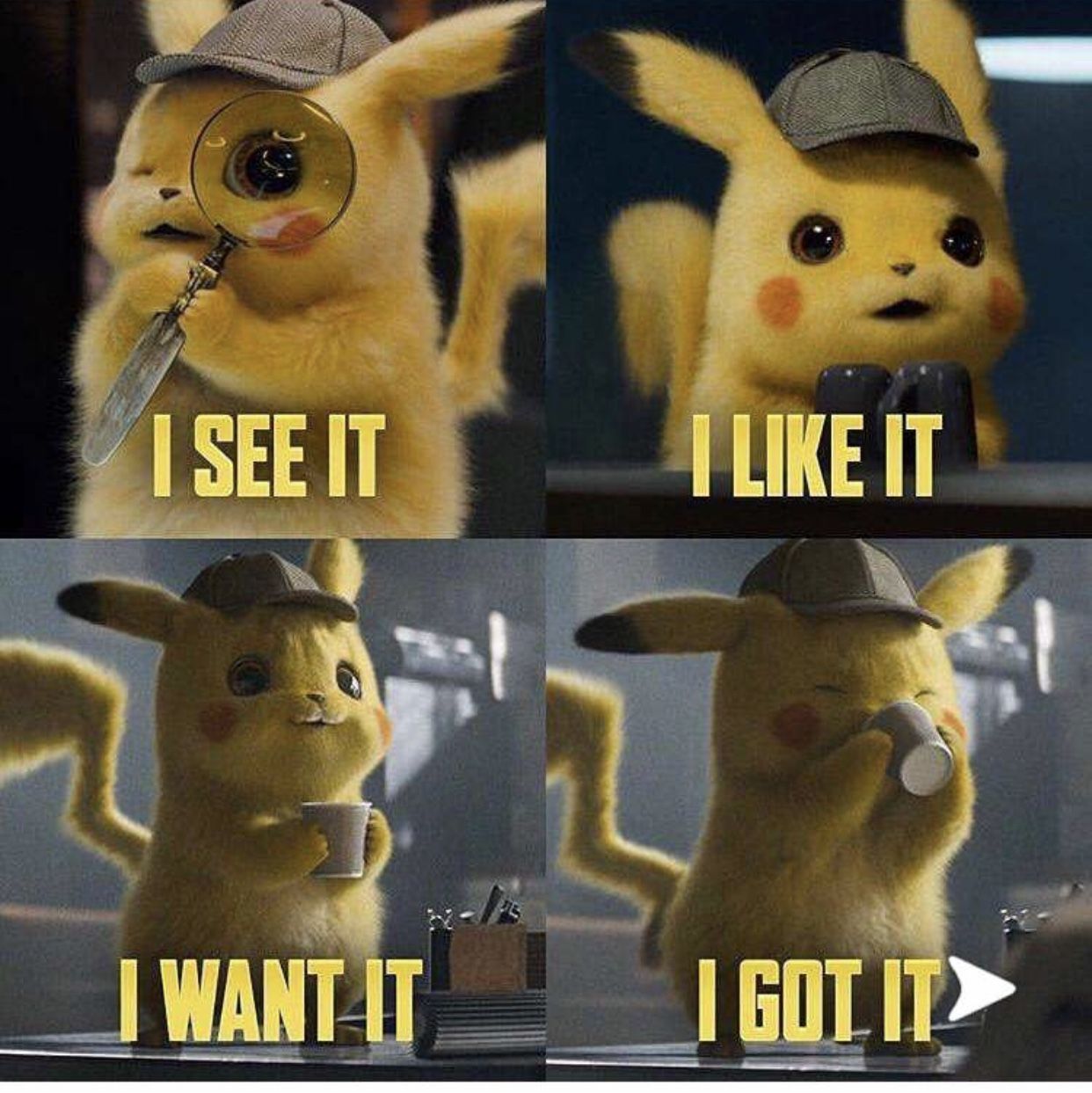 coffee. Pikachu memes, Cute pikachu, Cute pokemon wallpaper