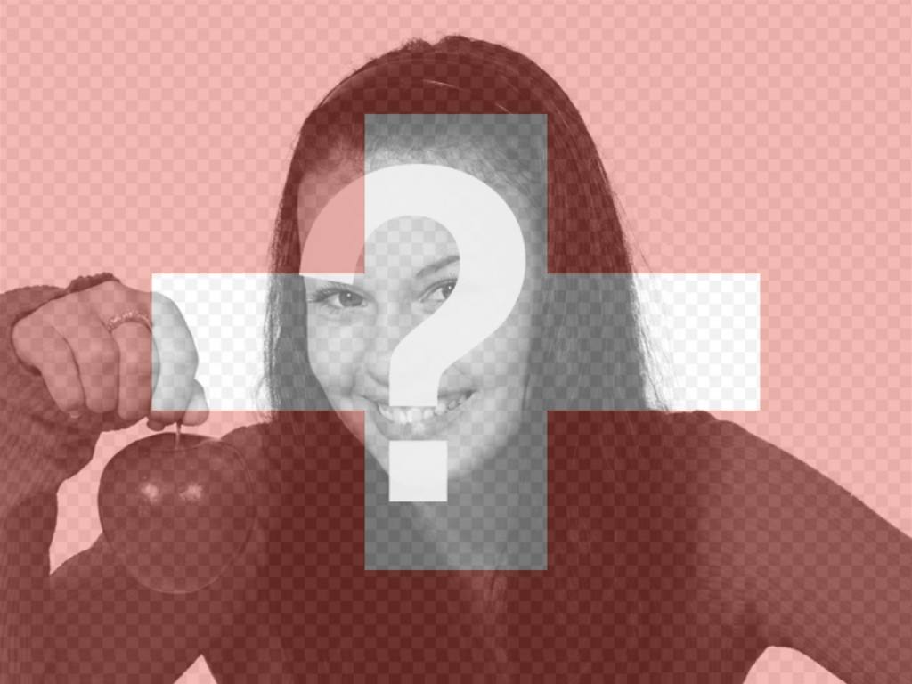 Picture of the Swiss flag to put on your photo