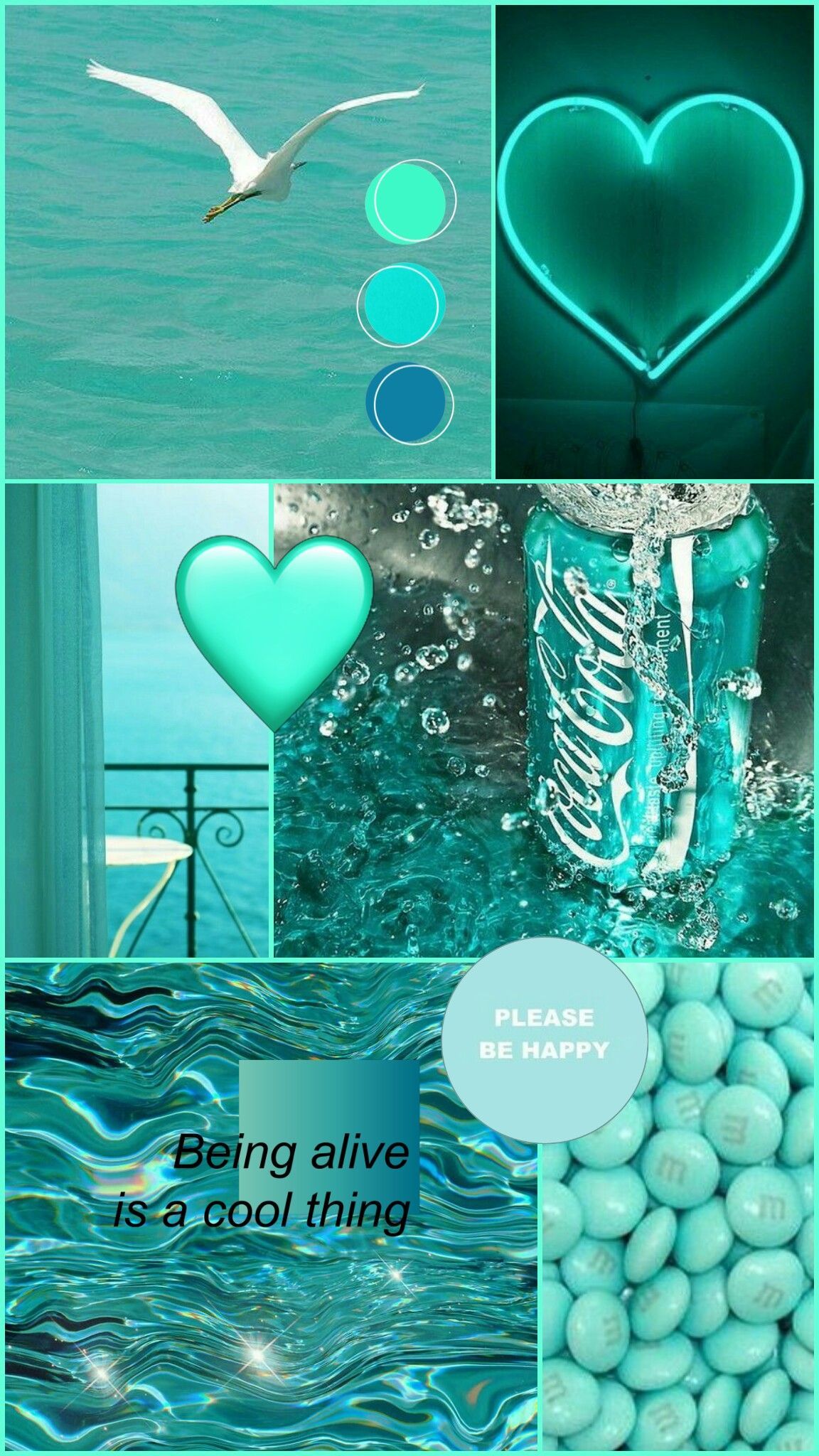 Turquoise aesthetic wallpaper. Turquoise wallpaper, iPhone wallpaper vsco, August wallpaper