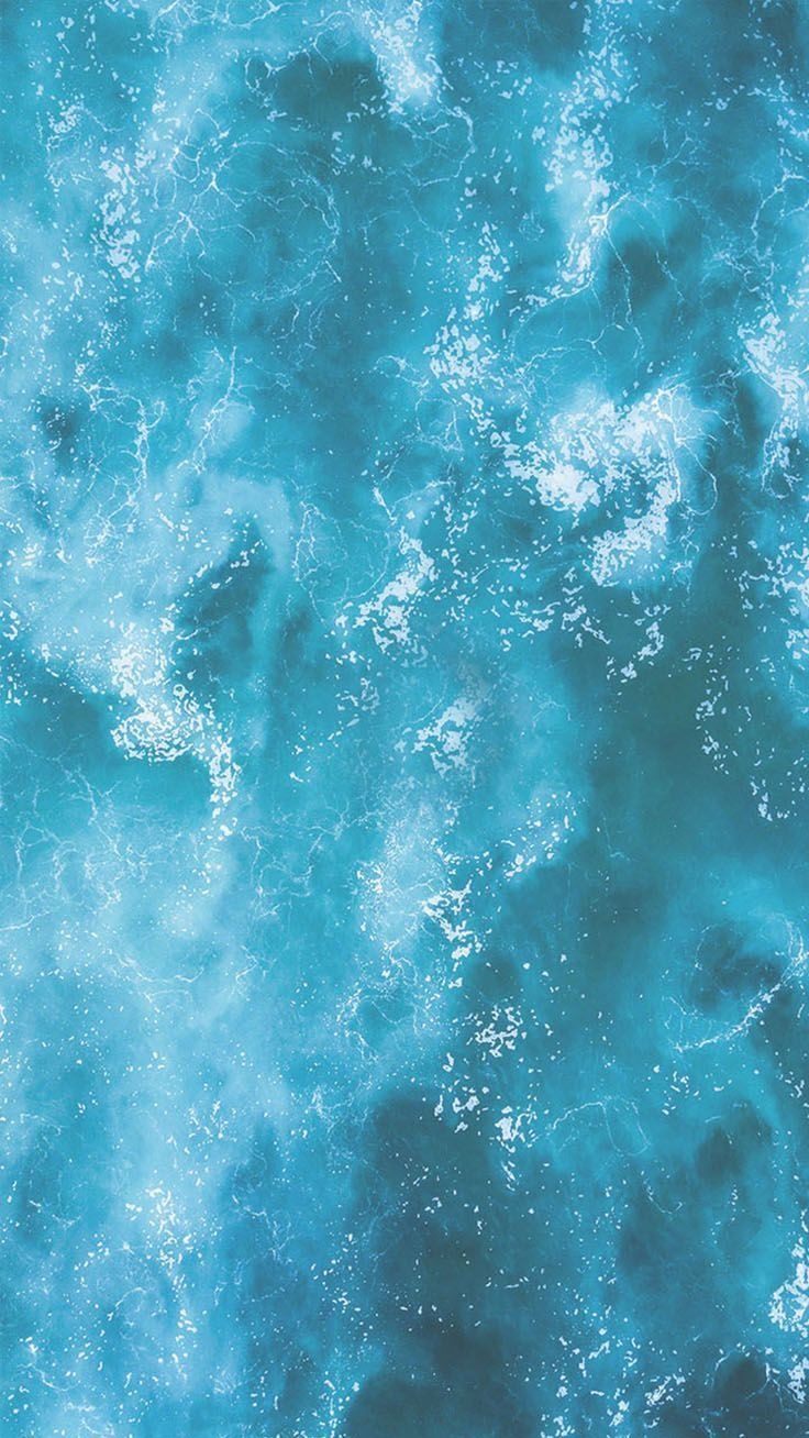 Sun and Wave Blue Wallpapers  Summer Aesthetic Wallpapers for iPhone