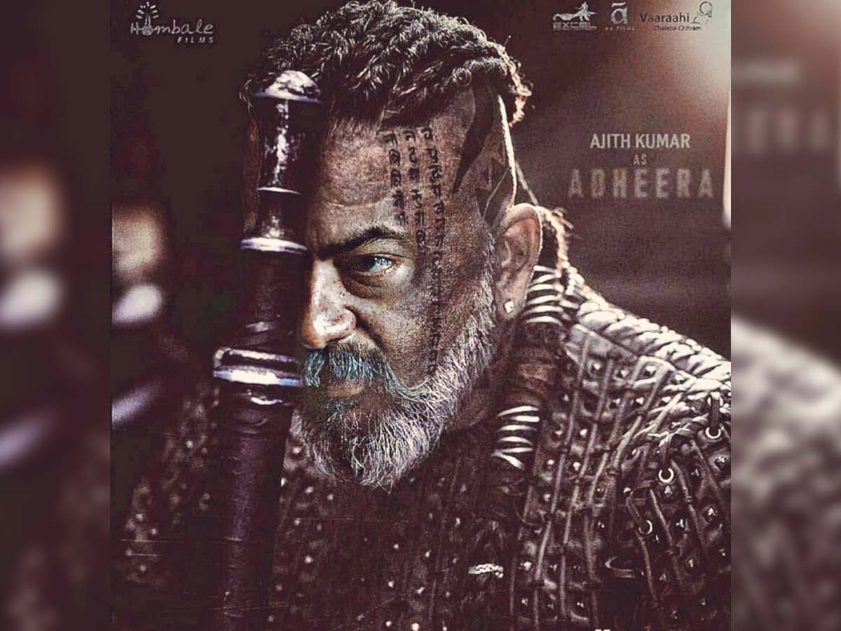 First Look of Ajith Kumar as Adheera