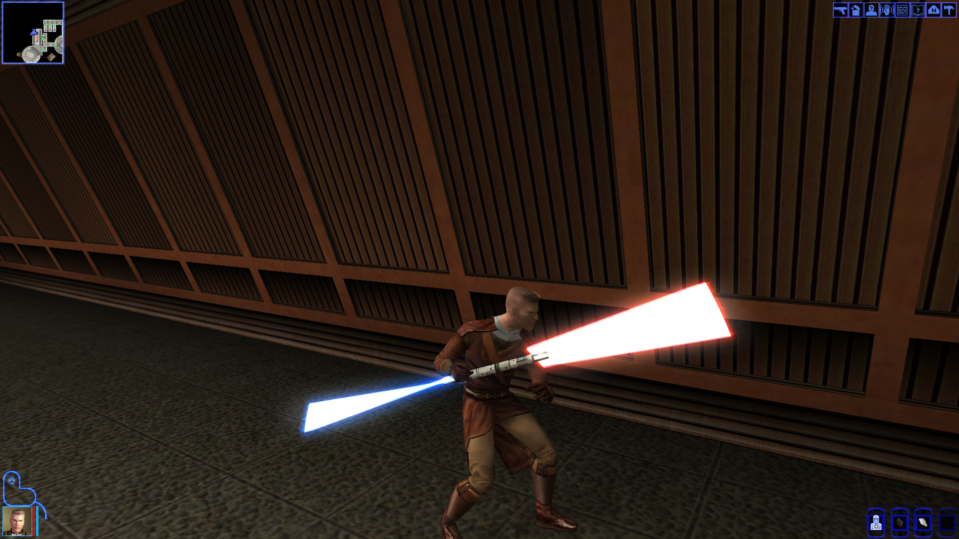 Two Colored Lightsaber Bladed