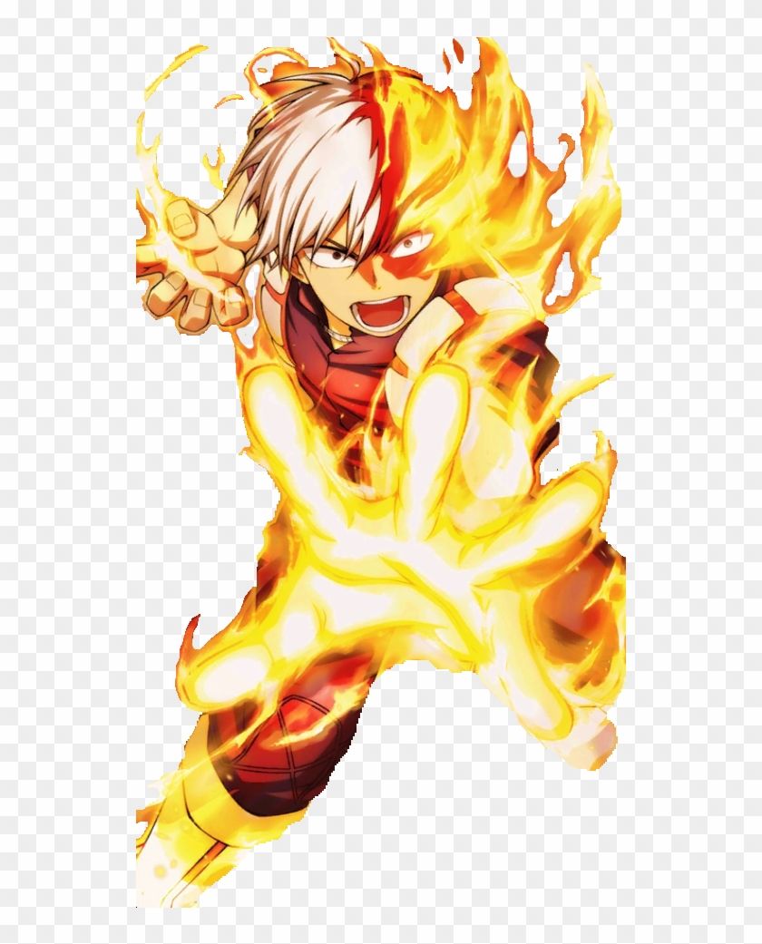 Shoto Todoroki No Hero Academia Png, Transparent Png