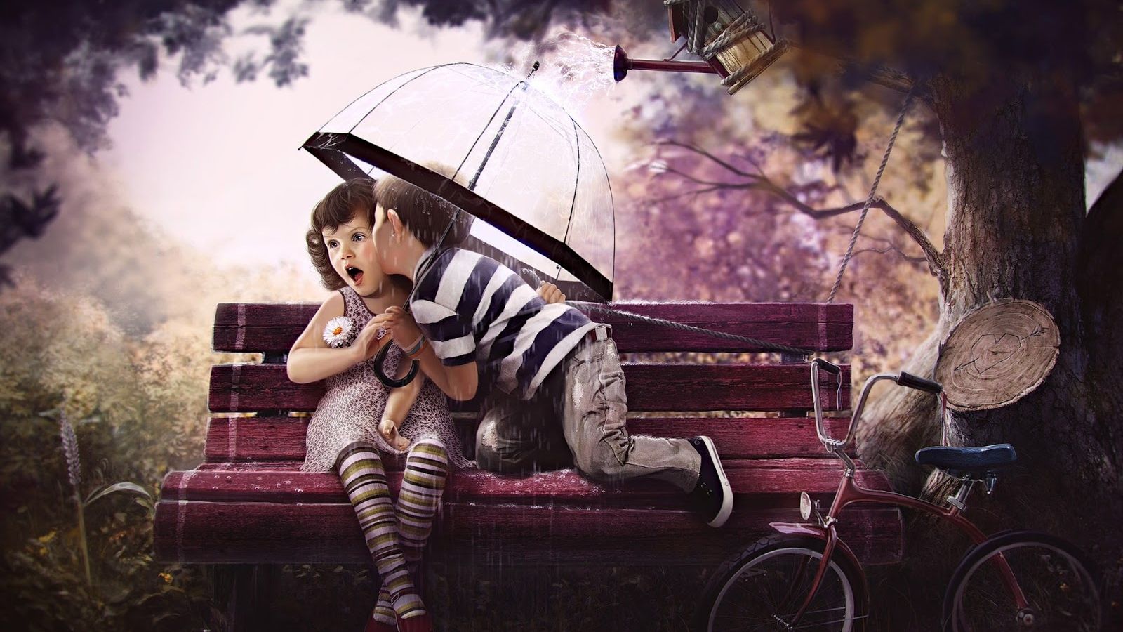 Free download Cute Baby Girl And Boy Kissing On The Bench HD Wallpaper Cute Little [1600x1000] for your Desktop, Mobile & Tablet. Explore Cute Boy Picture Wallpaper
